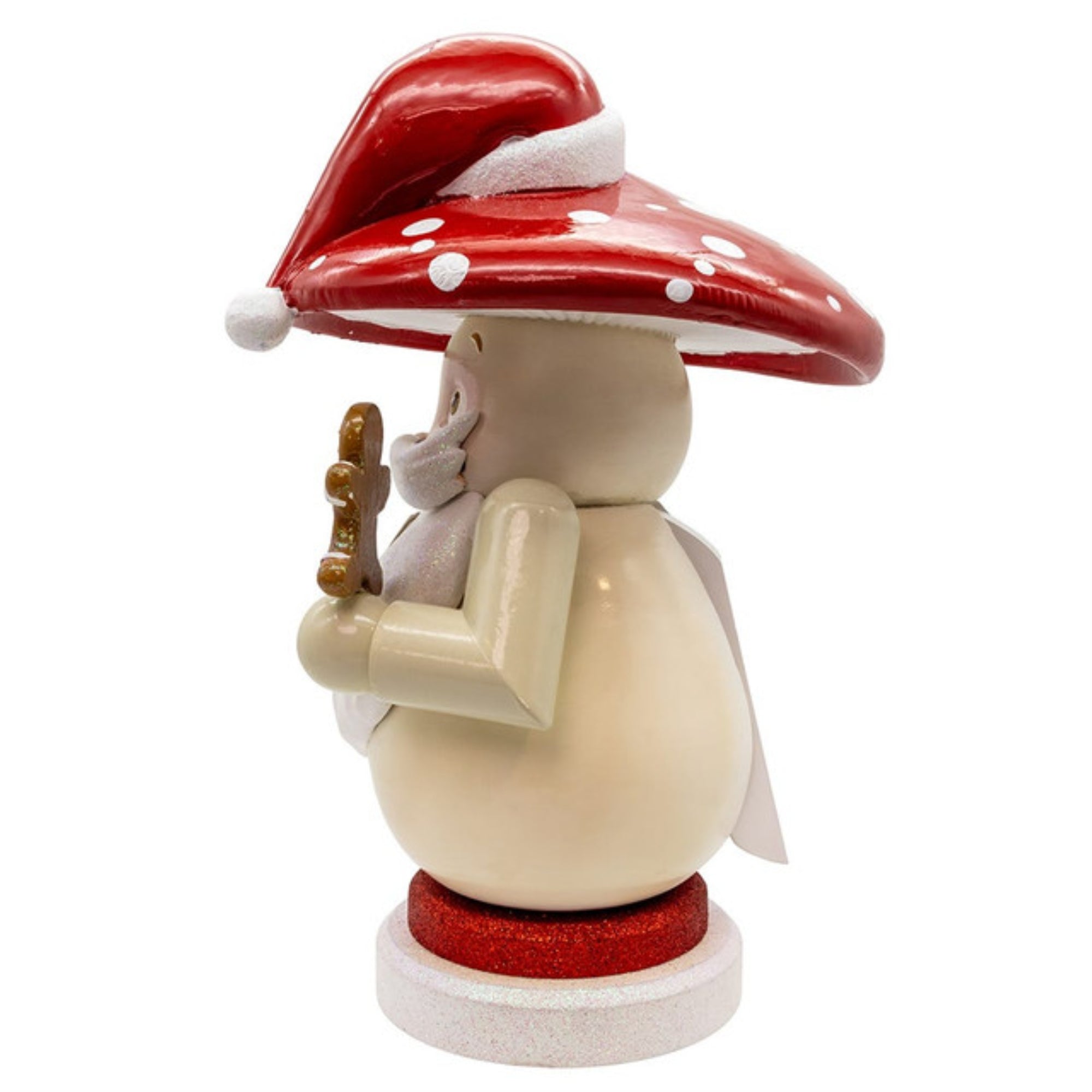 Kurt Adler Wooden Nutcracker Collection, Merry Little Mushroom, 12"