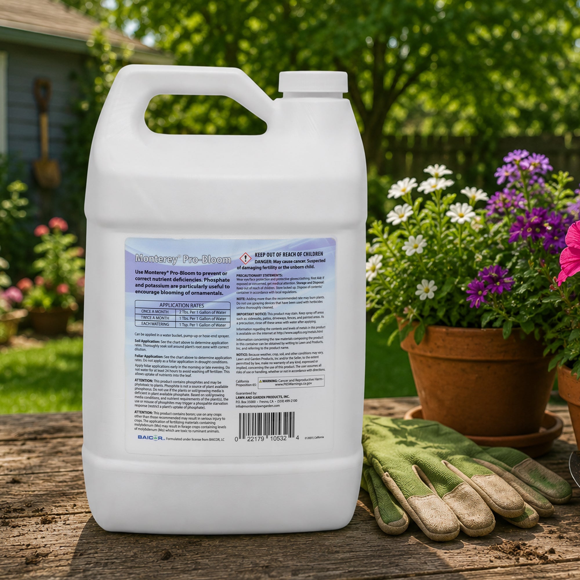 Monterey Pro-Bloom 3-5-17 Flower Fertilizer Concentrate (California Only), 1gal