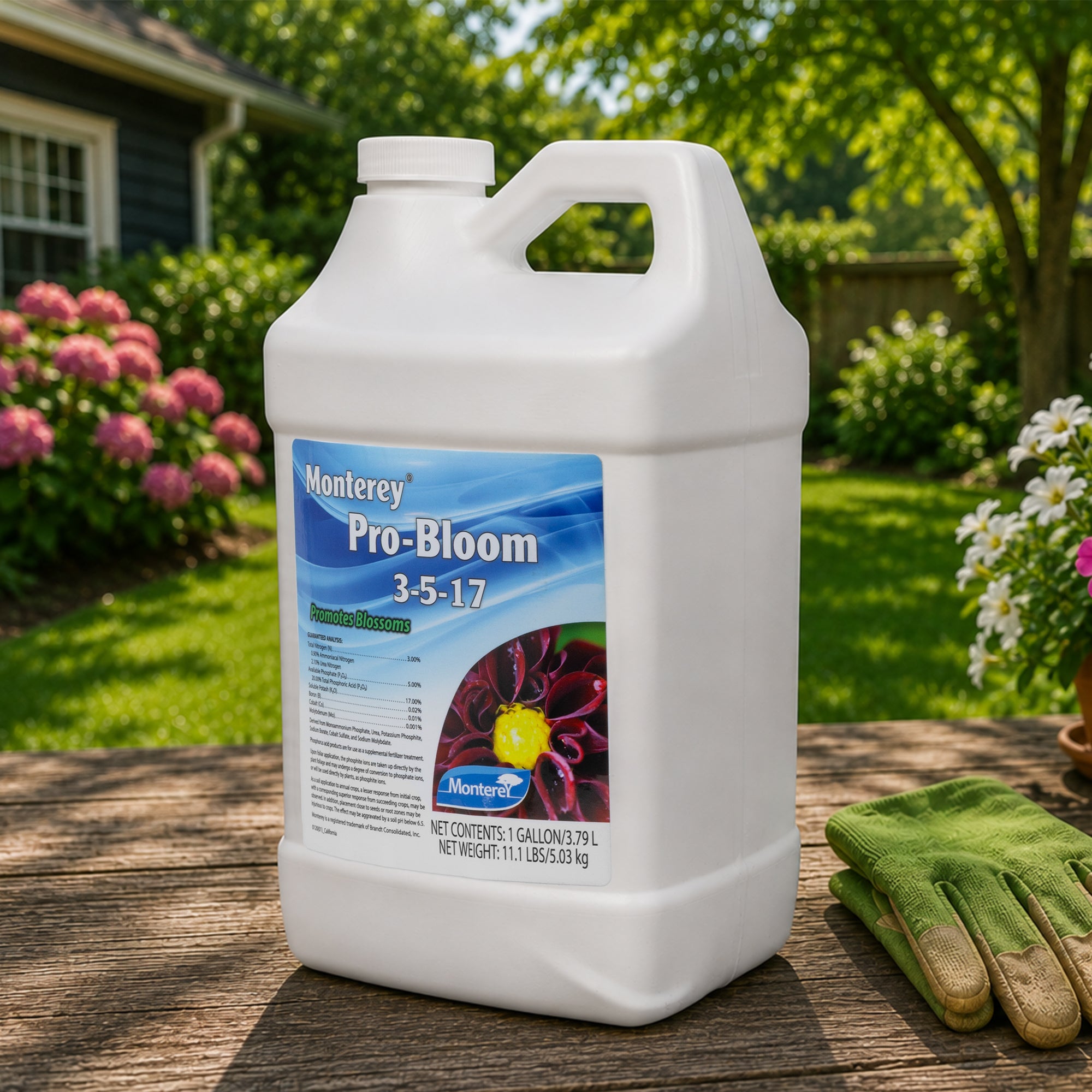 Monterey Pro-Bloom 3-5-17 Flower Fertilizer Concentrate (California Only), 1gal