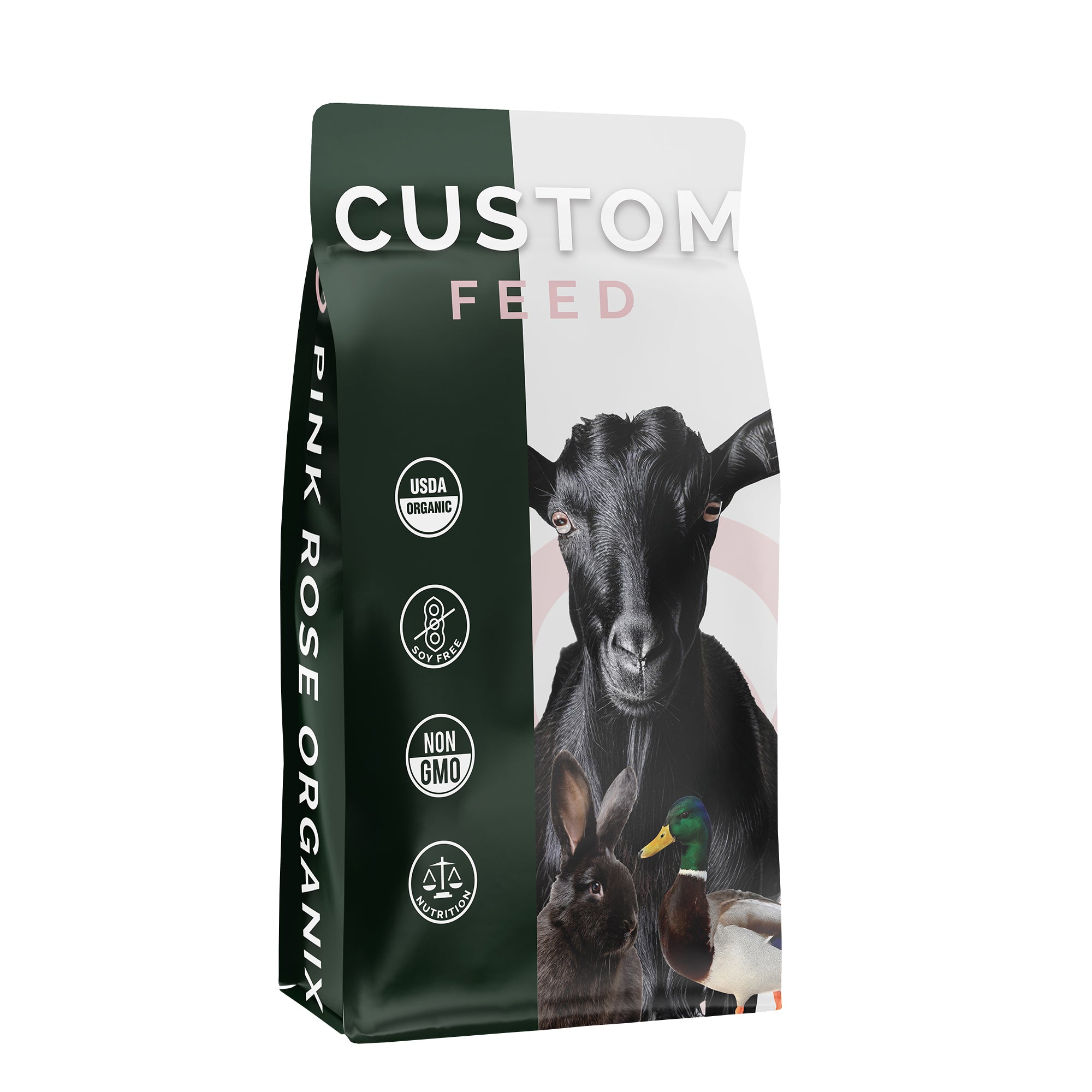 Pink Rose Organix Goat Pellet Feed, 40lb