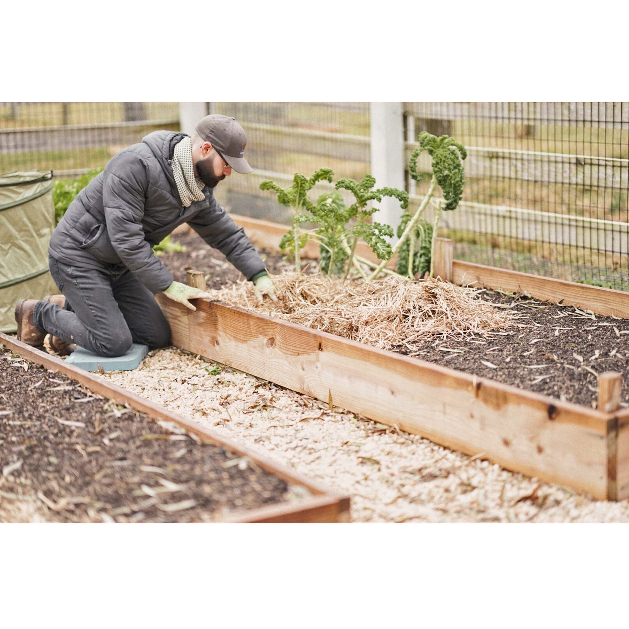 Garden Elements Straw Bale by Shady Creek Farm, Multi-Use for Farm & Home