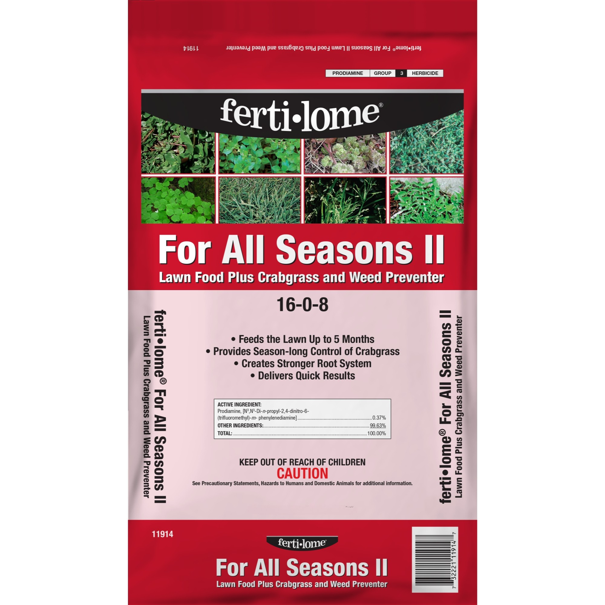 VPG Fertilome All Seasons II Lawn Fertilizer w/ Crabgrass & Weed Preventer