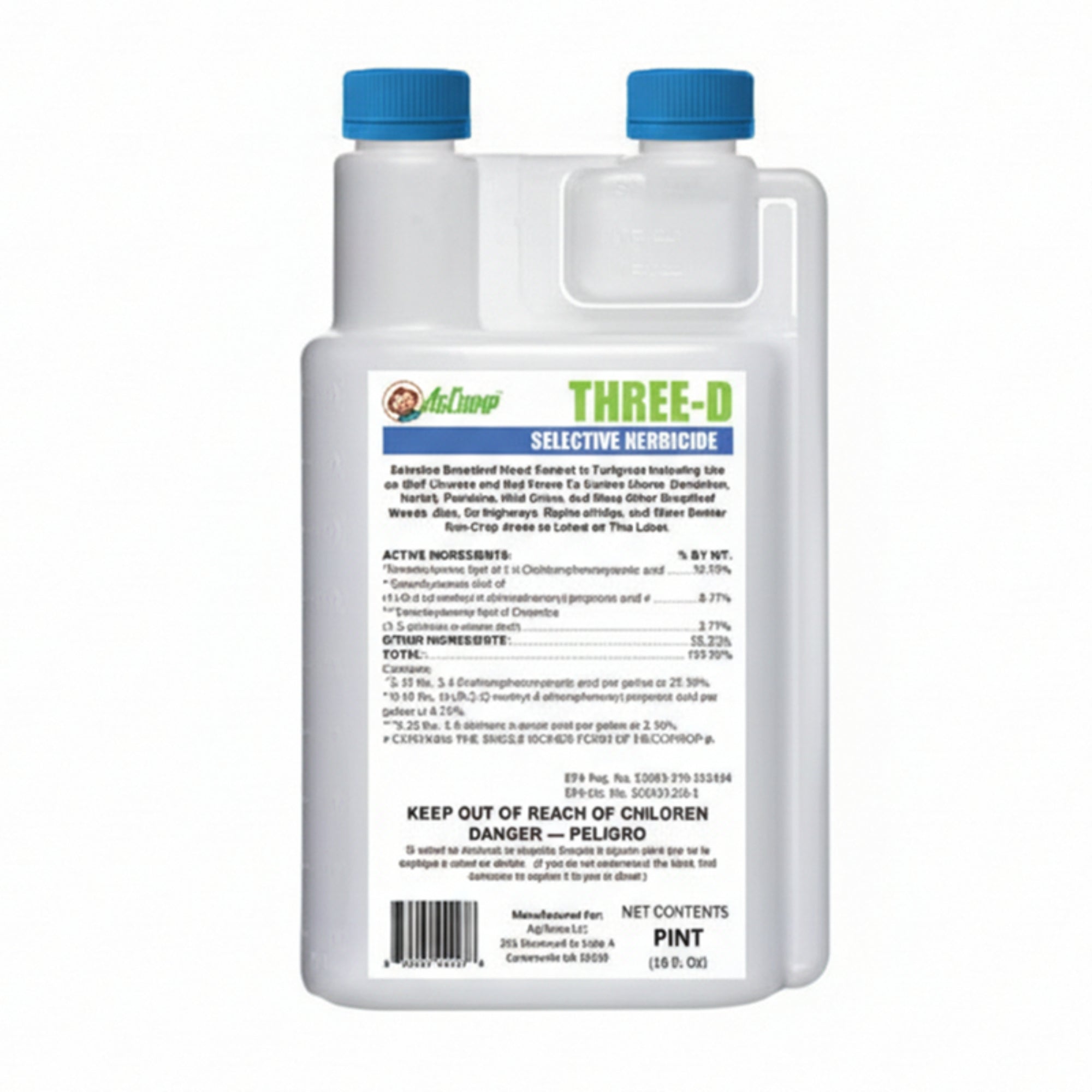 AgChimp Three-D Selective Broadleaf Herbicide for Lawns and Turf, 1 pint