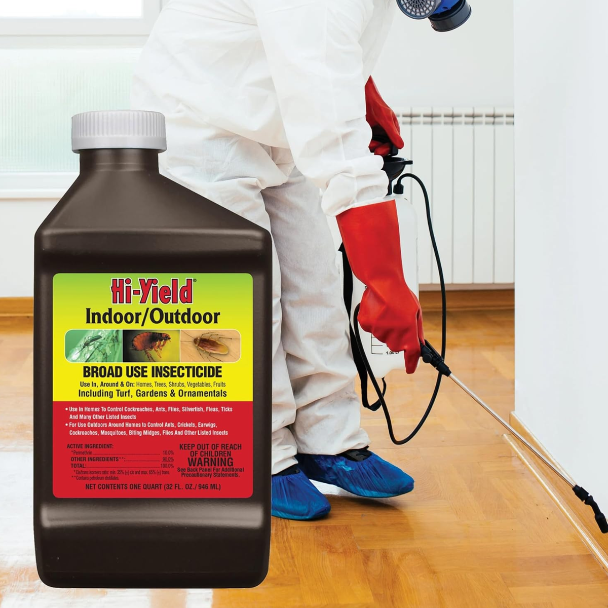 Hi-Yield Indoor/Outdoor Broad-Use Insecticide Liquid Concentrate, 32oz