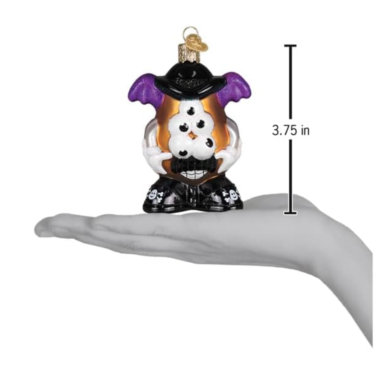 Old World Christmas Blown Glass Ornament for Tree, Halloween Mr. Potato Head