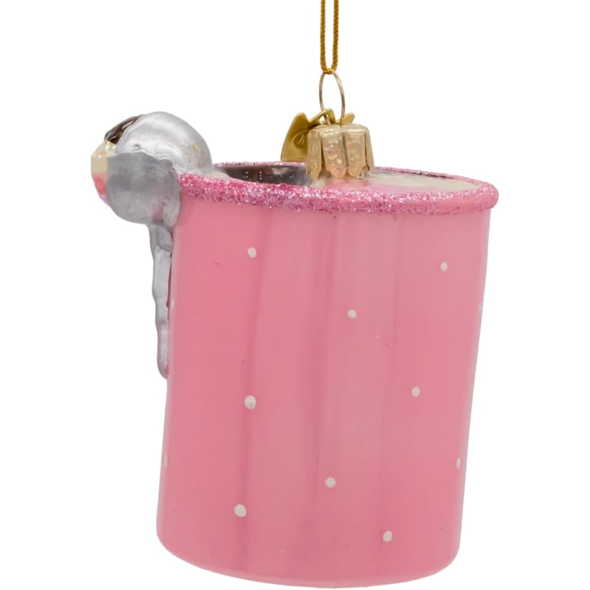 Kurt Adler Noble Gems Glass Ornament Collection, Ice Cream Carton, 3in