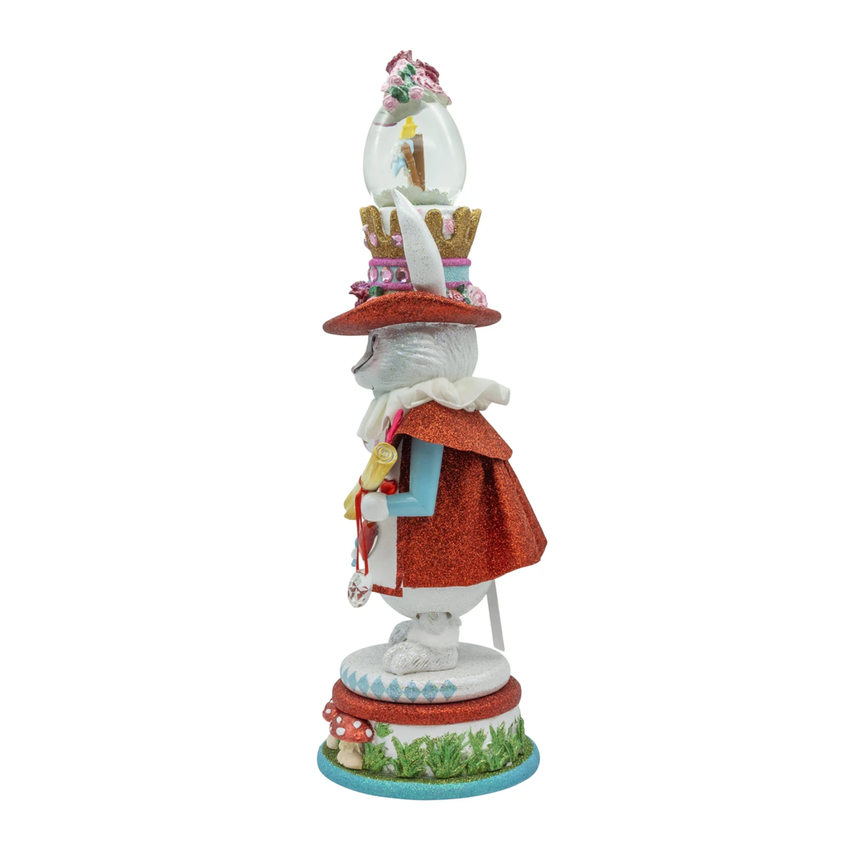 Kurt Adler Hollywood Nutcracker Collection, White Rabbit, 18in