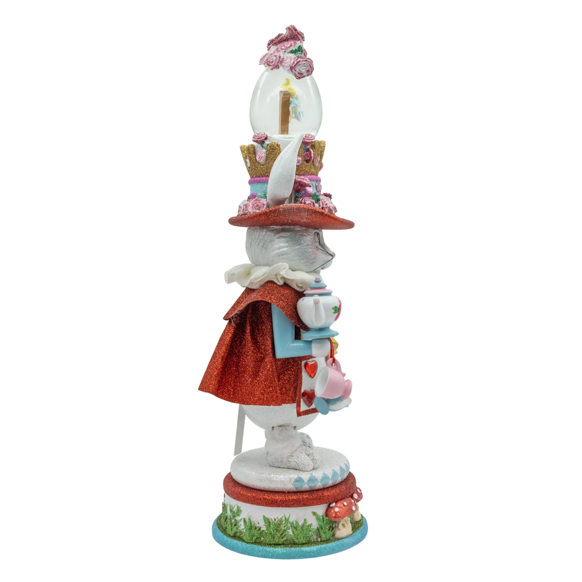 Kurt Adler Hollywood Nutcracker Collection, White Rabbit, 18in