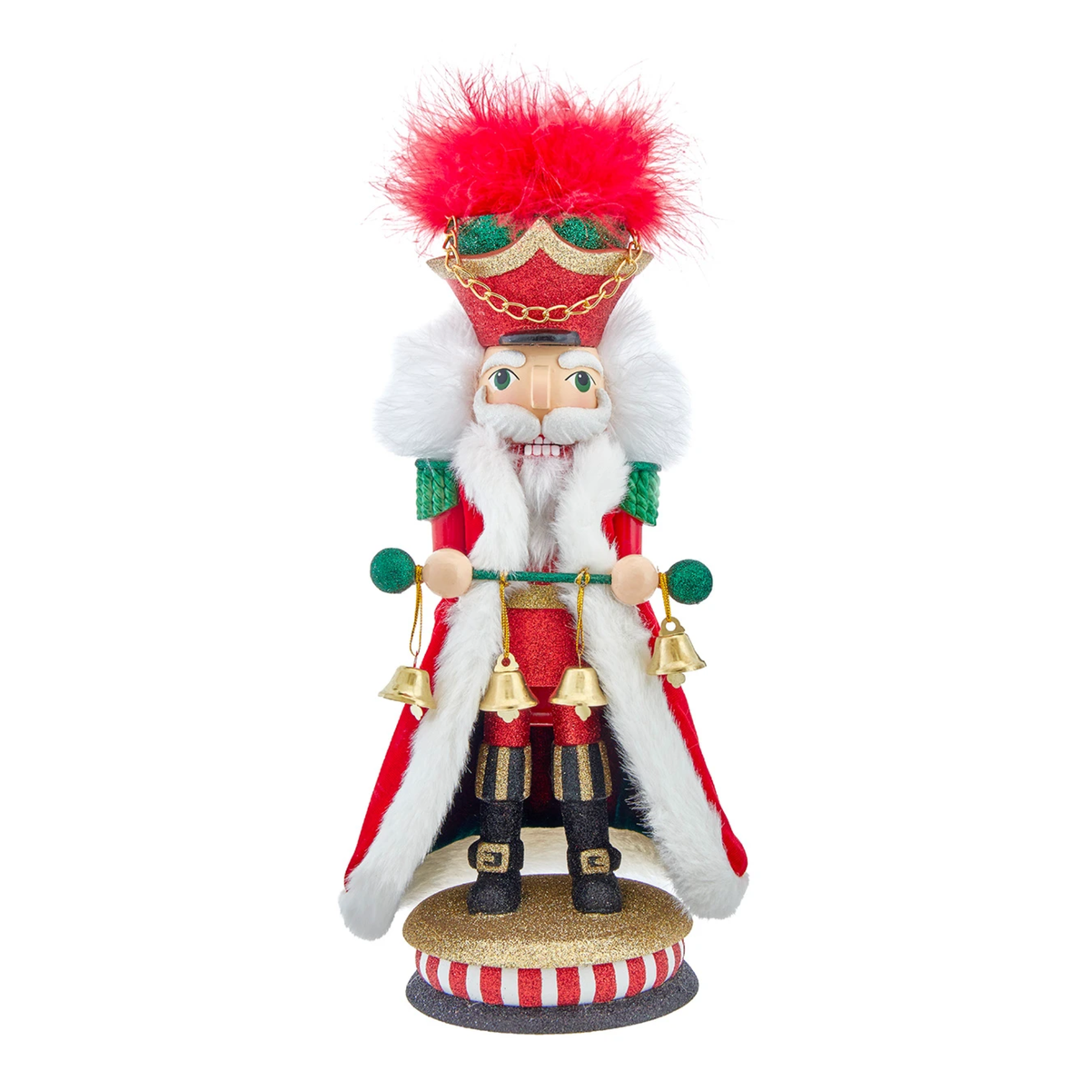 Kurt Adler Hollywood Nutcracker Collection, Red & Green Soldier, 16in