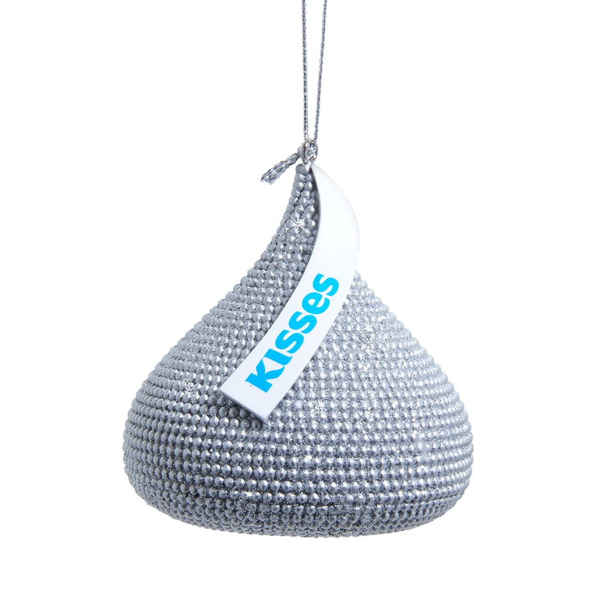 Kurt Adler Hershey's Beaded Kisses Ornament for Christmas Tree, 3in