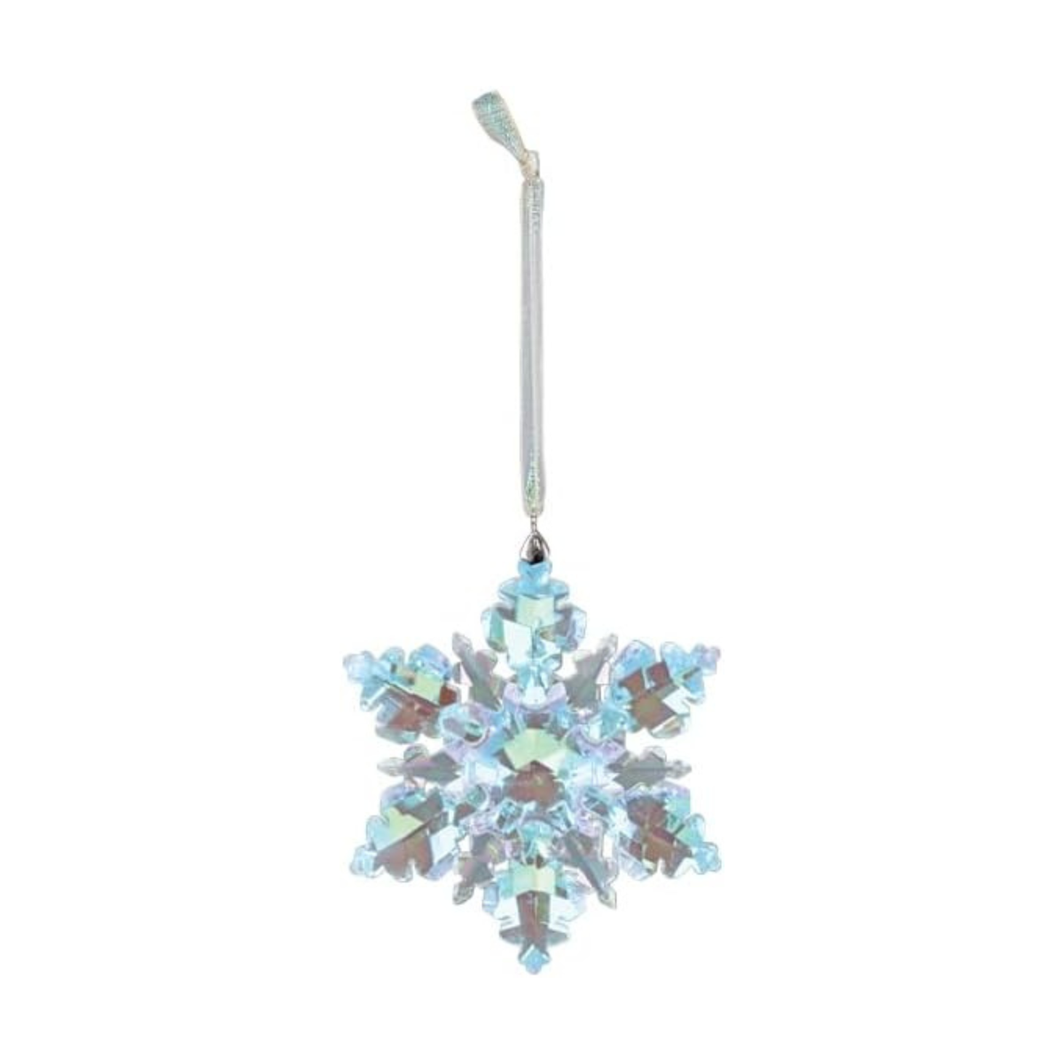 Old World Christmas Blown Glass Tree Ornament, Radiant Crystal Snowburst