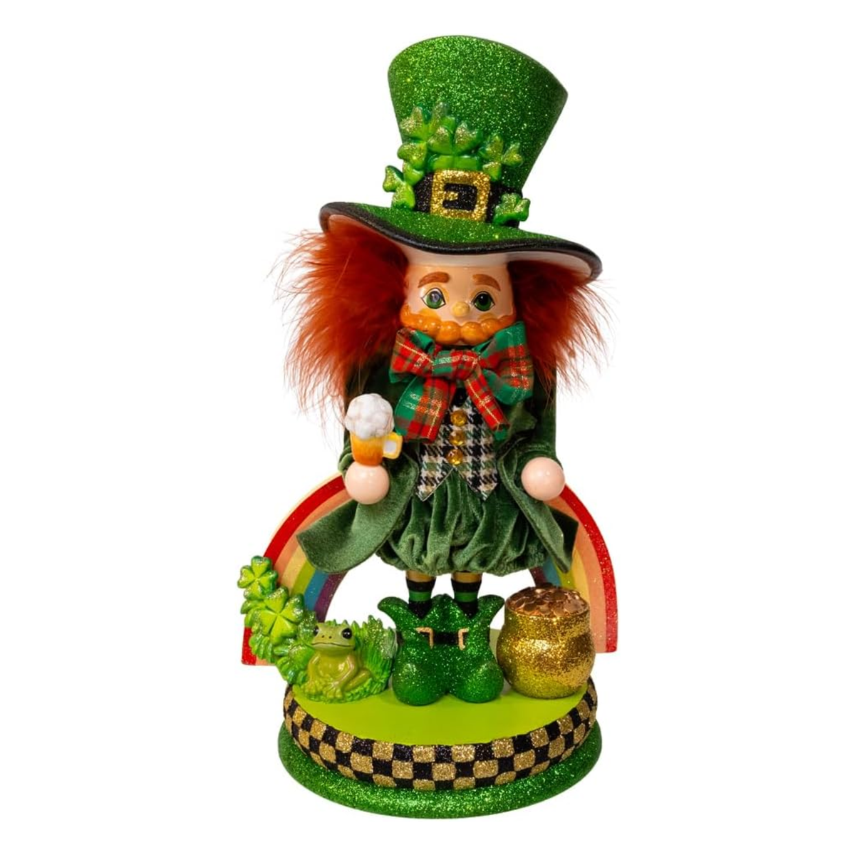 Kurt Adler Hollywood Nutcracker Collection, Irish Leprechaun, 12.5in