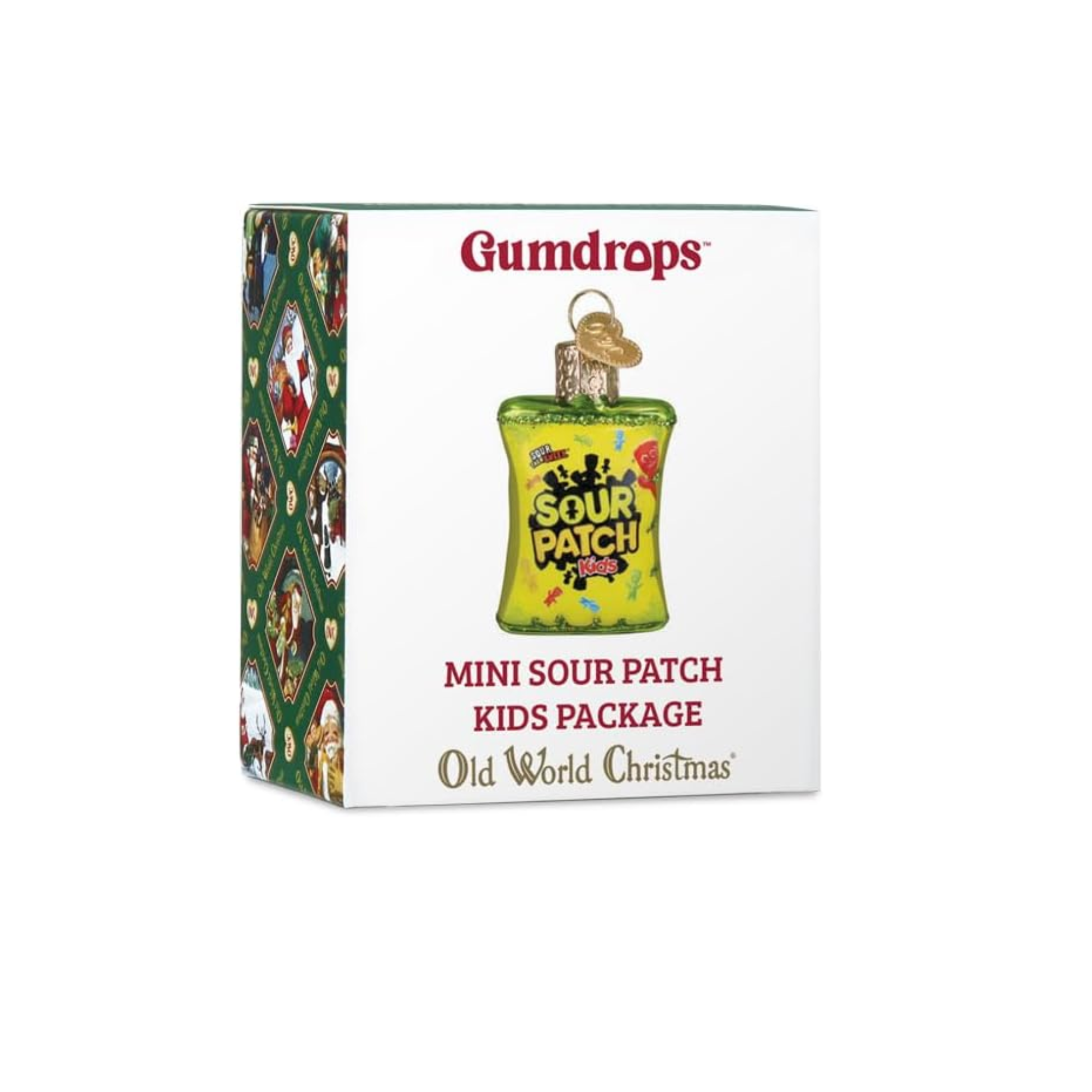 Old World Christmas Mini Sour Patch Kids Package Glass Ornament, 2.25in