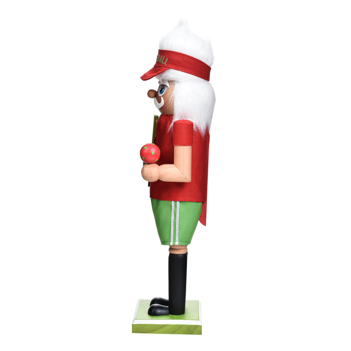 Garden Elements Black Forest Beech Wood Pickleball Nutcracker, 15in