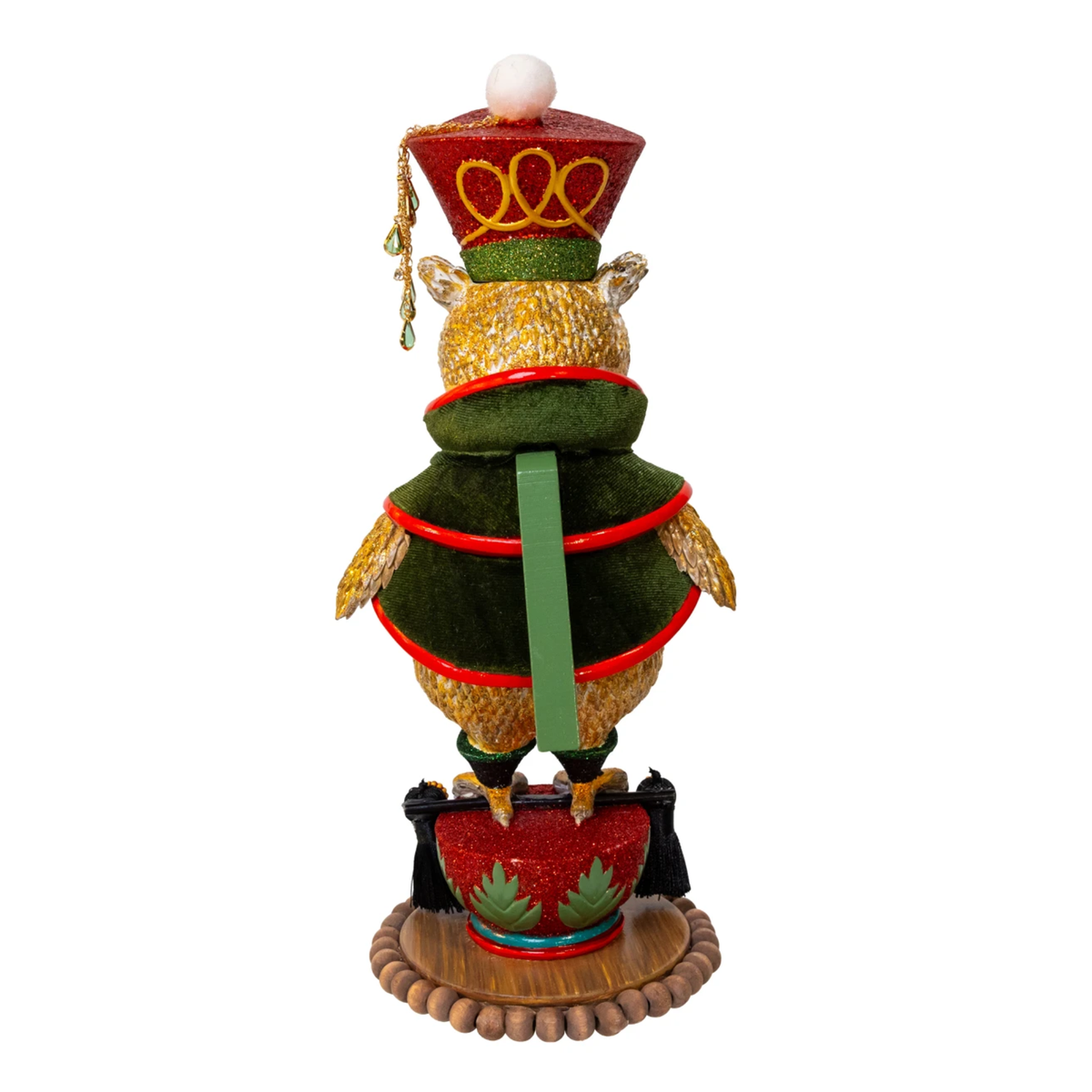 Kurt Adler Hollywood Nutcracker Collection, Owl Soldier, 12in