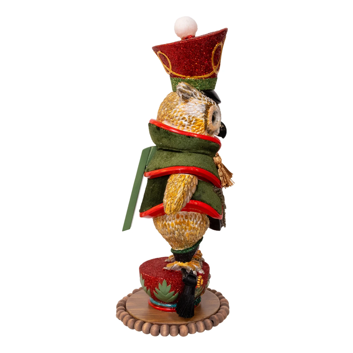 Kurt Adler Hollywood Nutcracker Collection, Owl Soldier, 12in