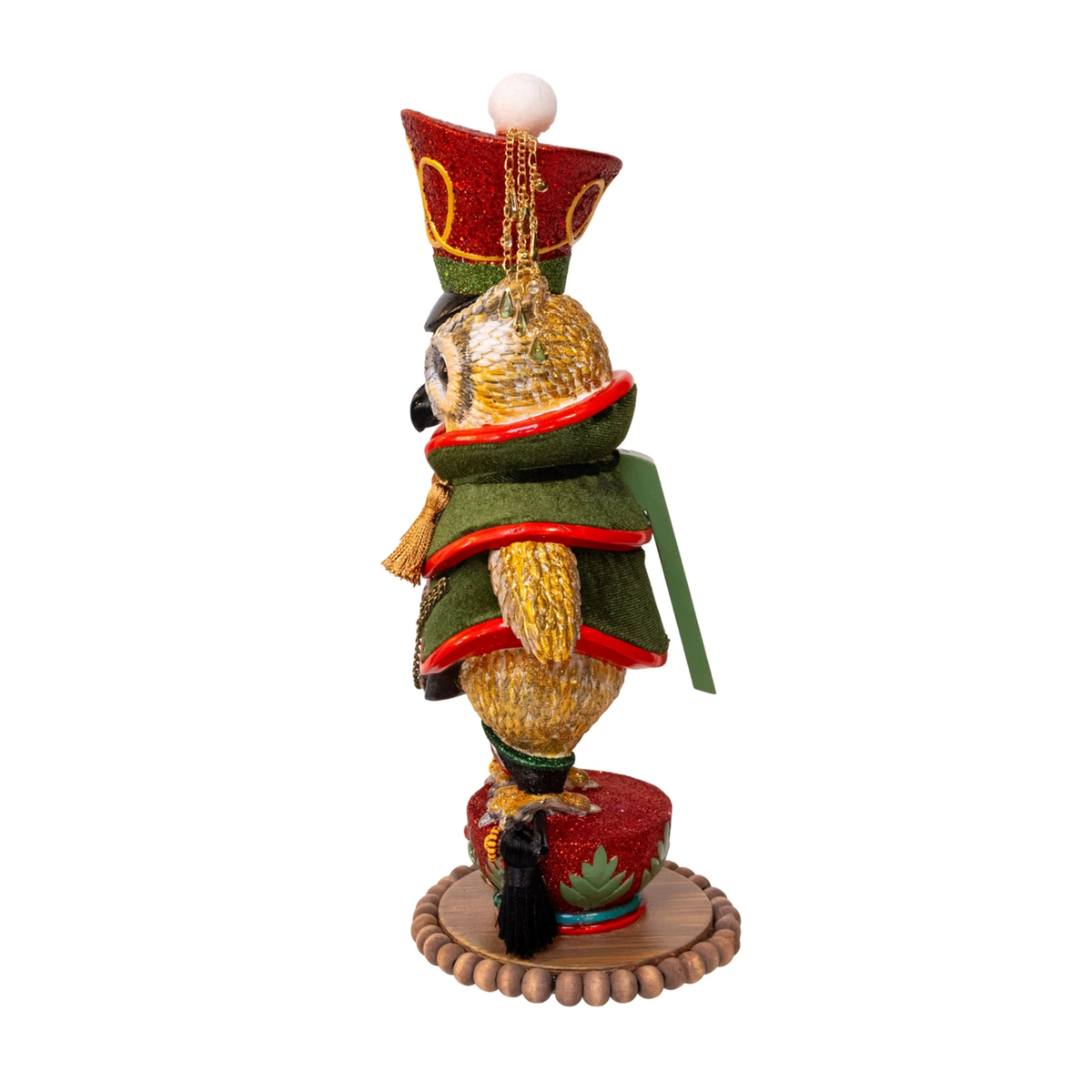 Kurt Adler Hollywood Nutcracker Collection, Owl Soldier, 12in