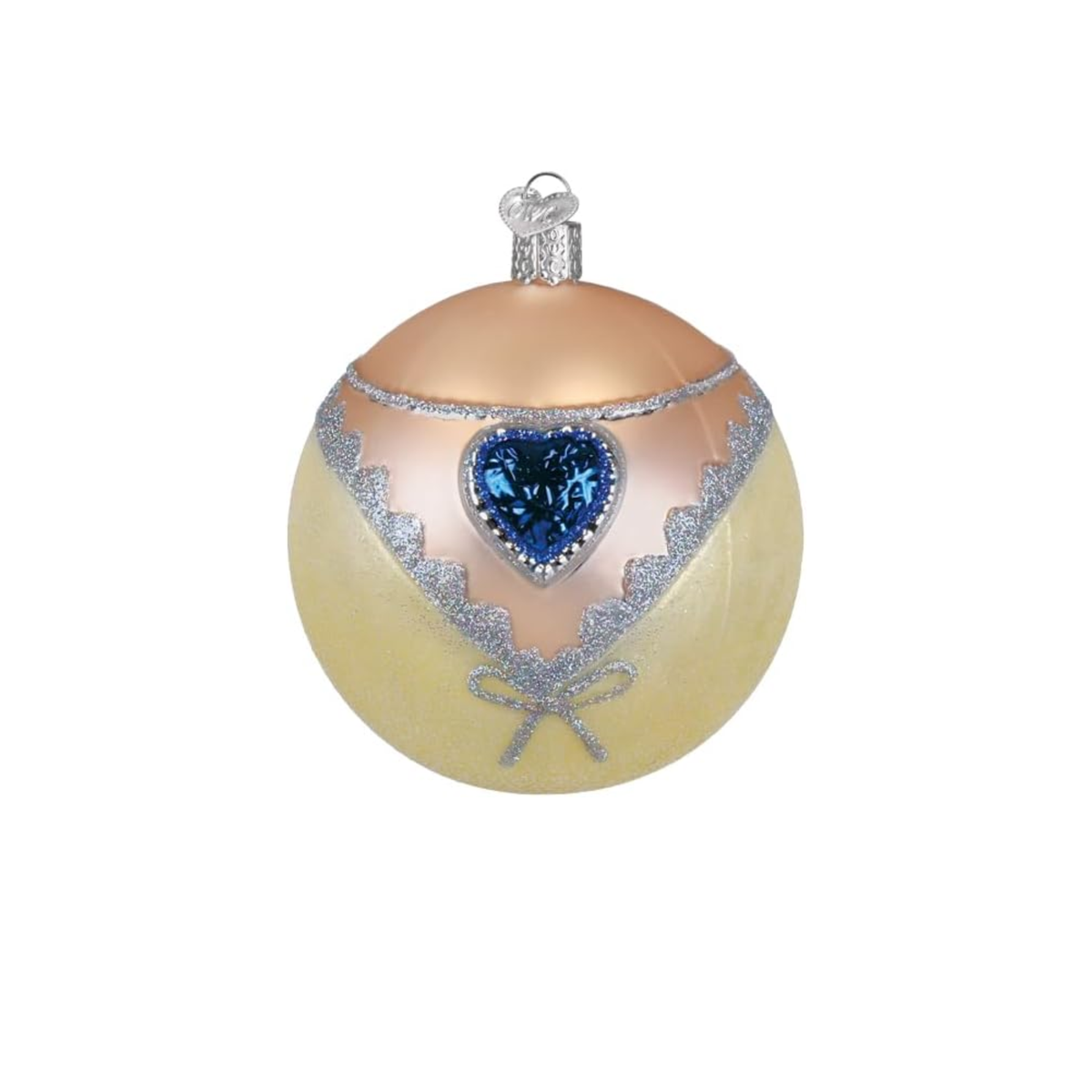 Old World Christmas, Round Collection, Soul of the Sea Glass Ornament