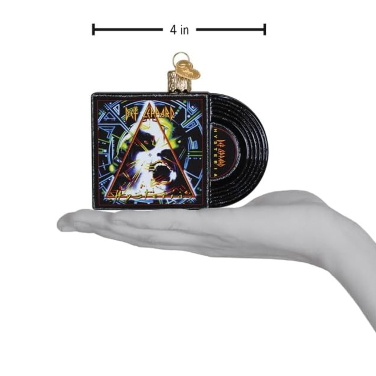 Old World Christmas Blown Glass Tree Ornament, Hysteria Album