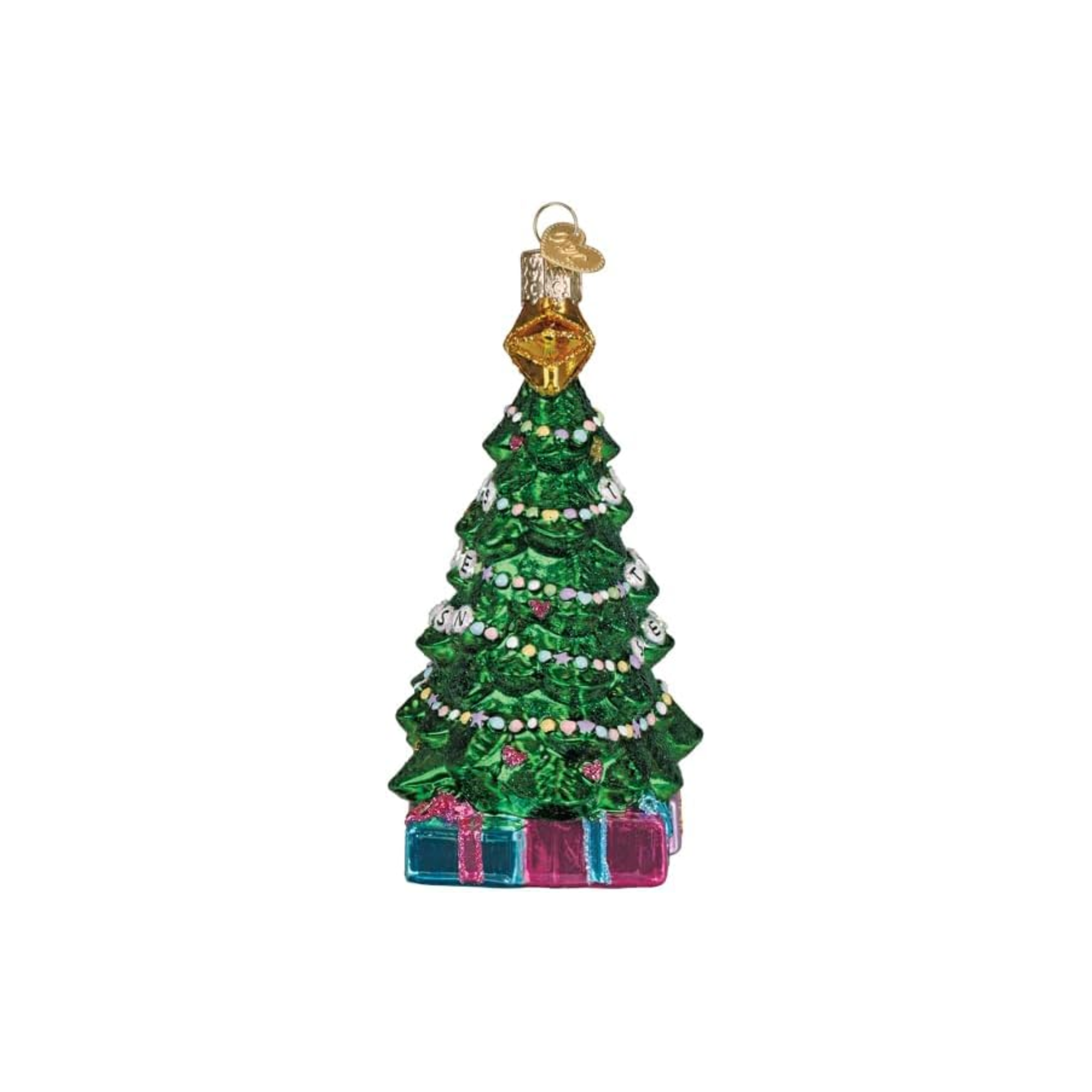 Old World Christmas Blown Glass Friendship Tree Ornament