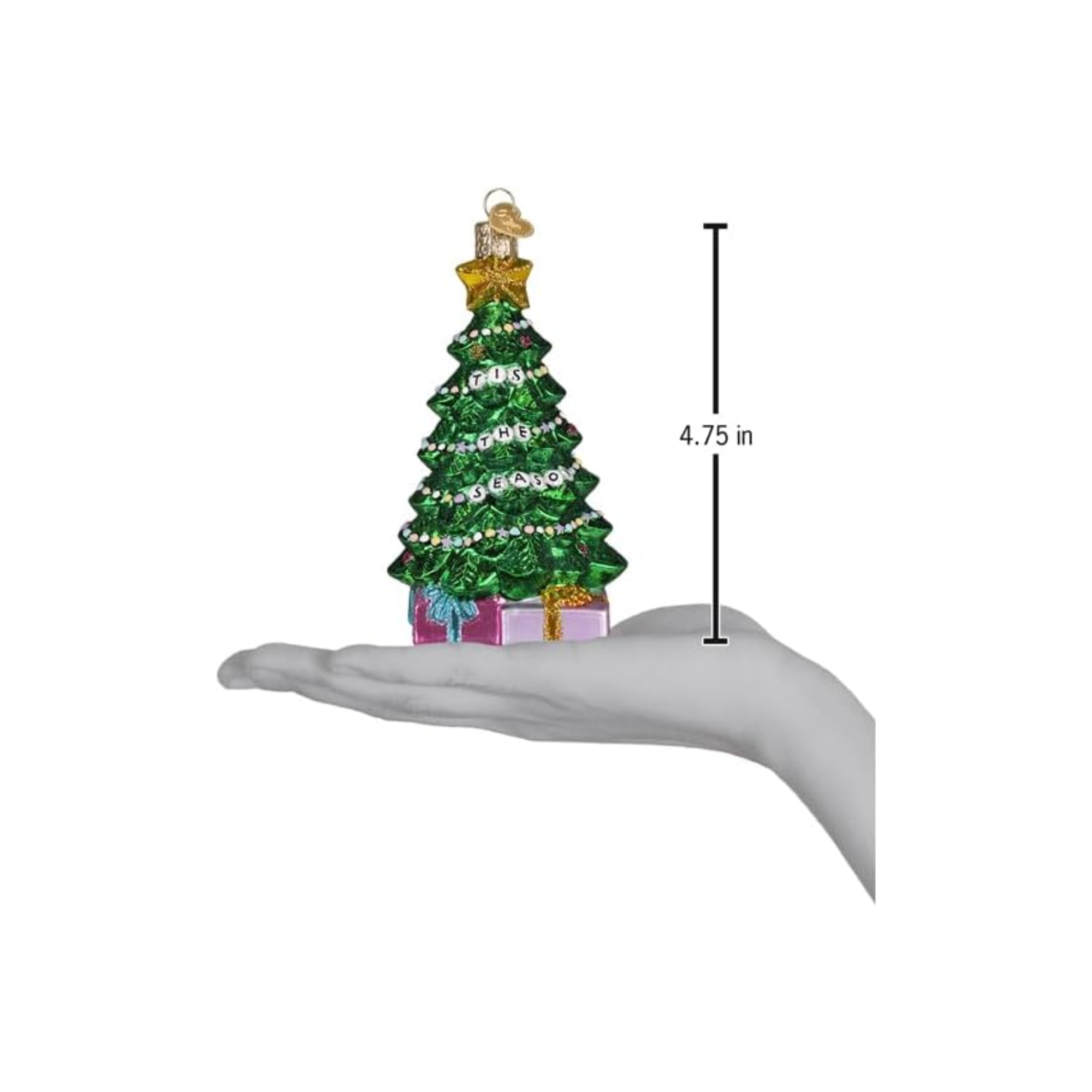 Old World Christmas Blown Glass Friendship Tree Ornament