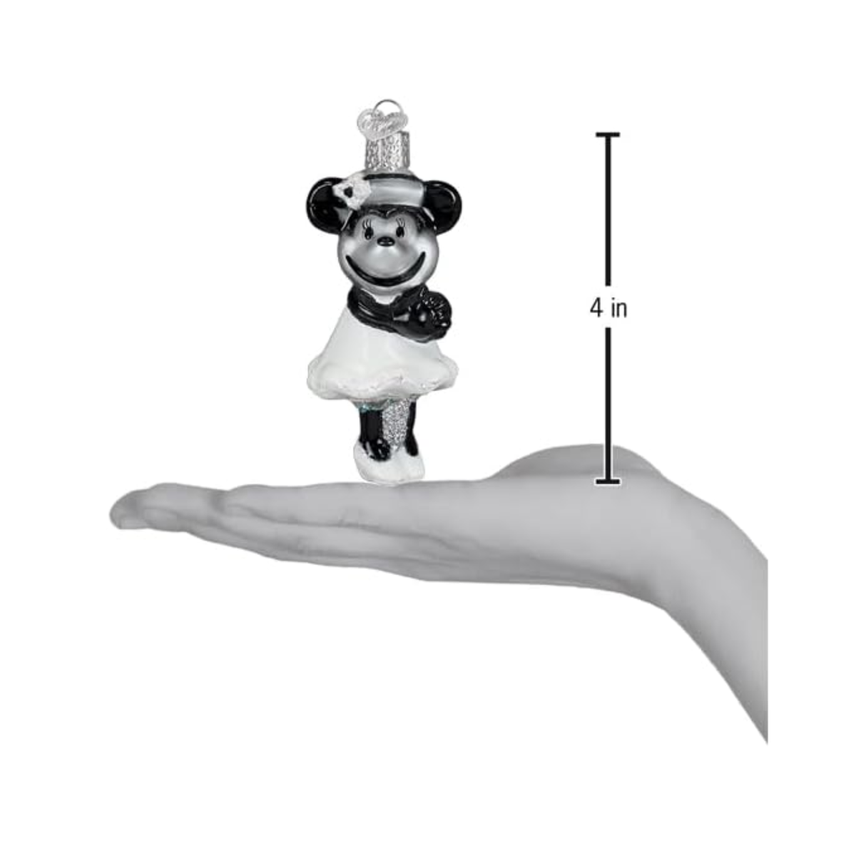 Old World Christmas Blown Glass Steamboat Willie First Mate Ornament