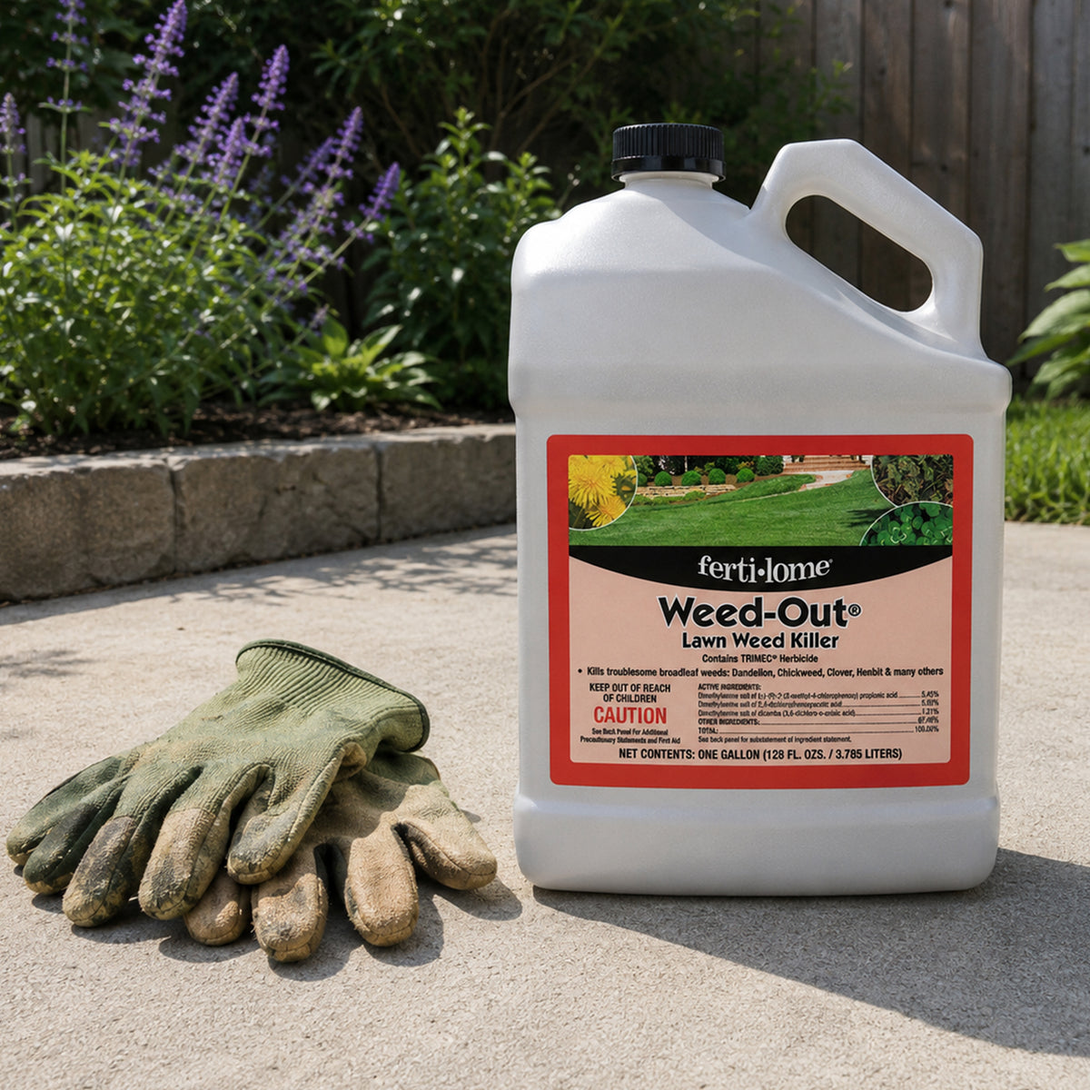 Fertilome Weed Out Lawn Weed Killer Concentrate with TRIMEC, 1 Gallon