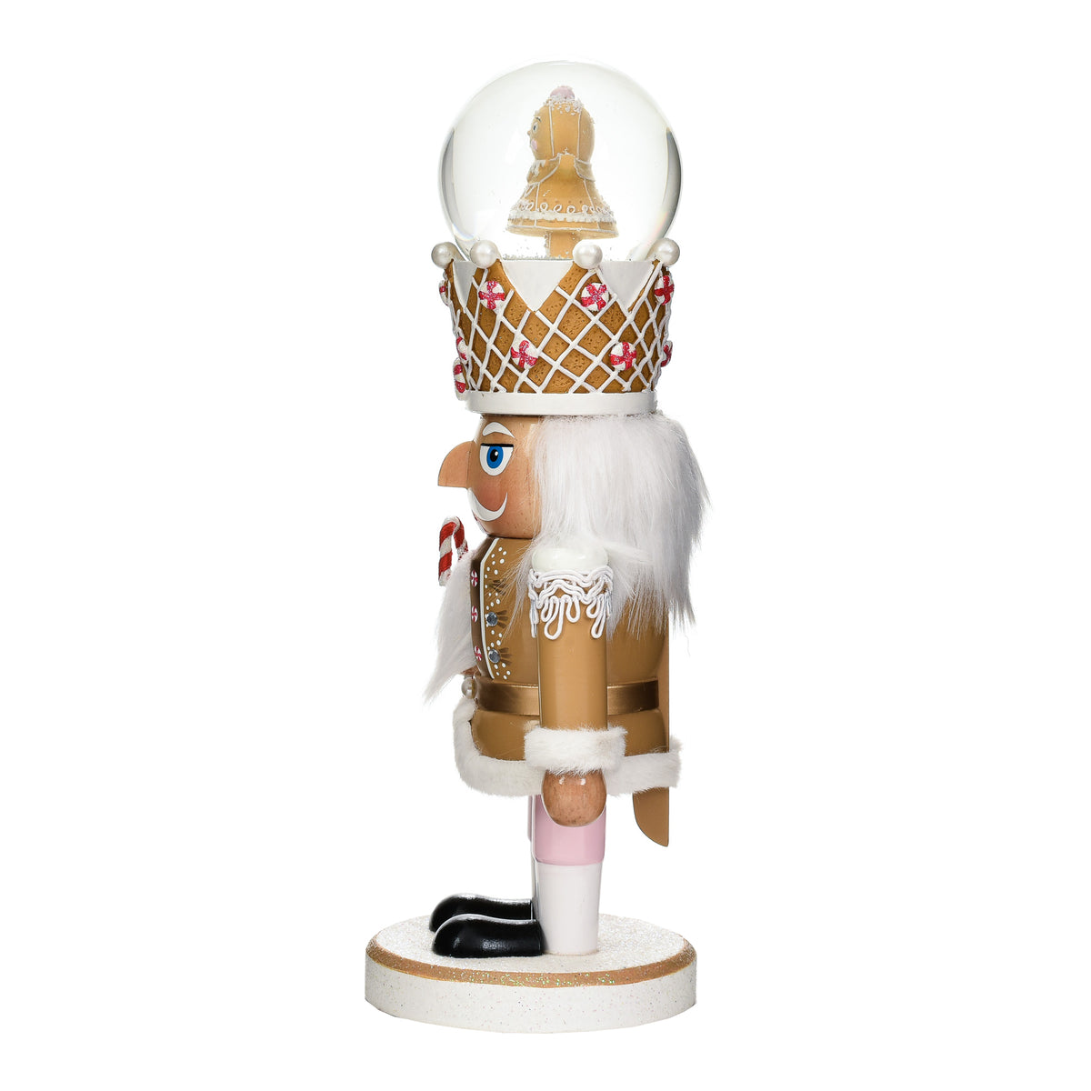 Garden Elements Black Forest Gingerbread Water Globe Nutcracker, 10in