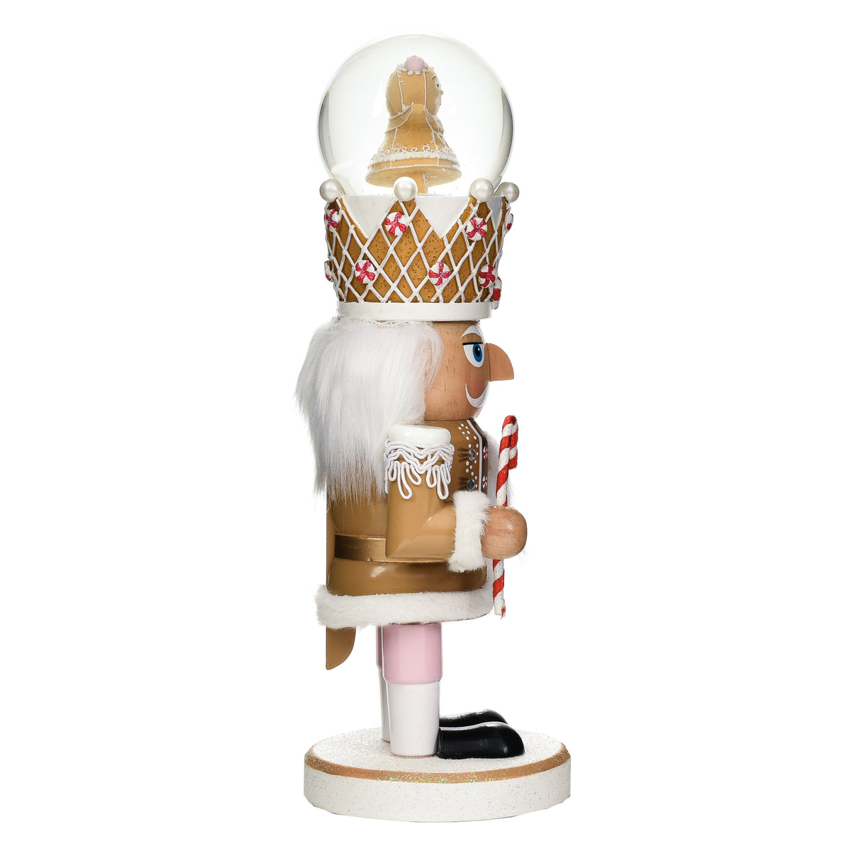 Garden Elements Black Forest Gingerbread Water Globe Nutcracker, 10in