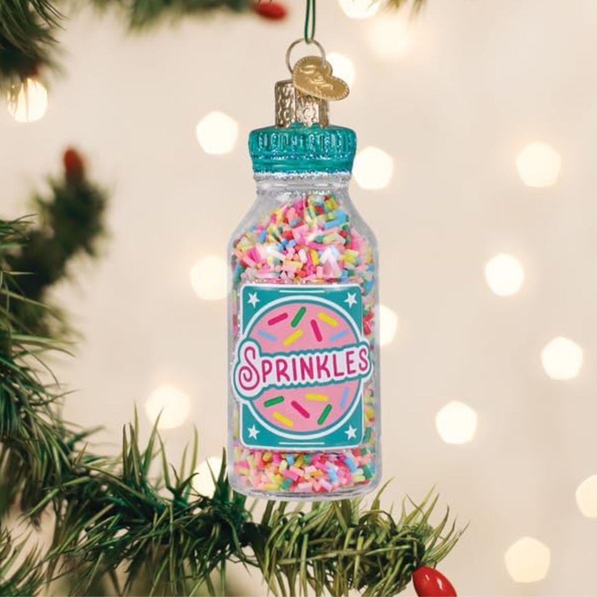 Old World Christmas Blown Glass Ornament Collection, Jar of Sprinkles