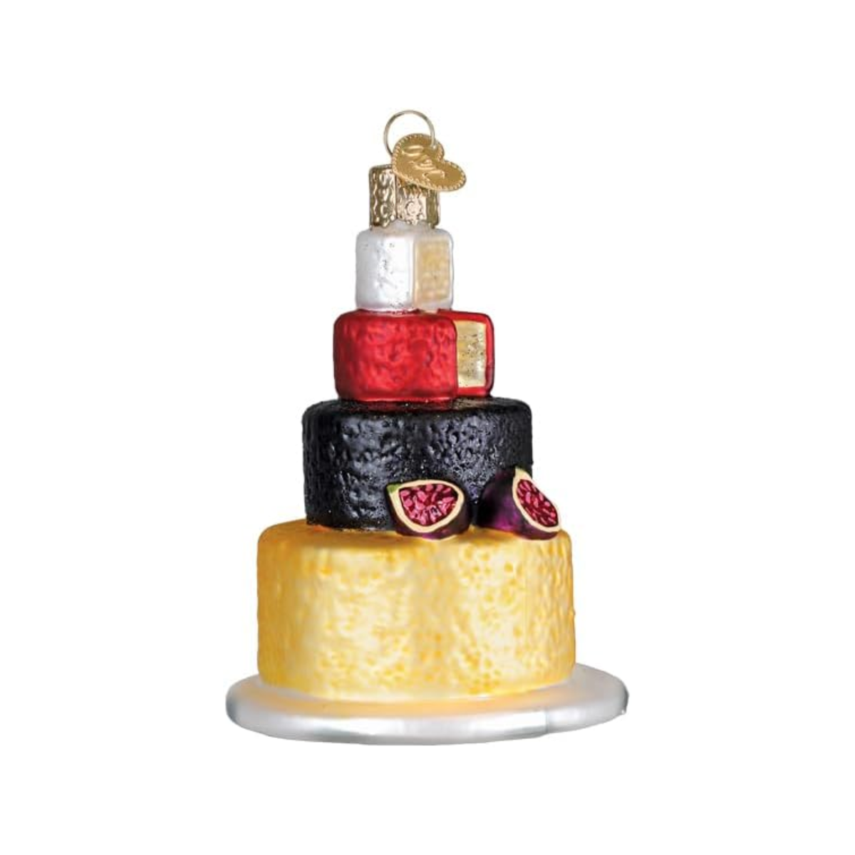 Old World Christmas Blown Glass Ornament Collection, Cheese Tower
