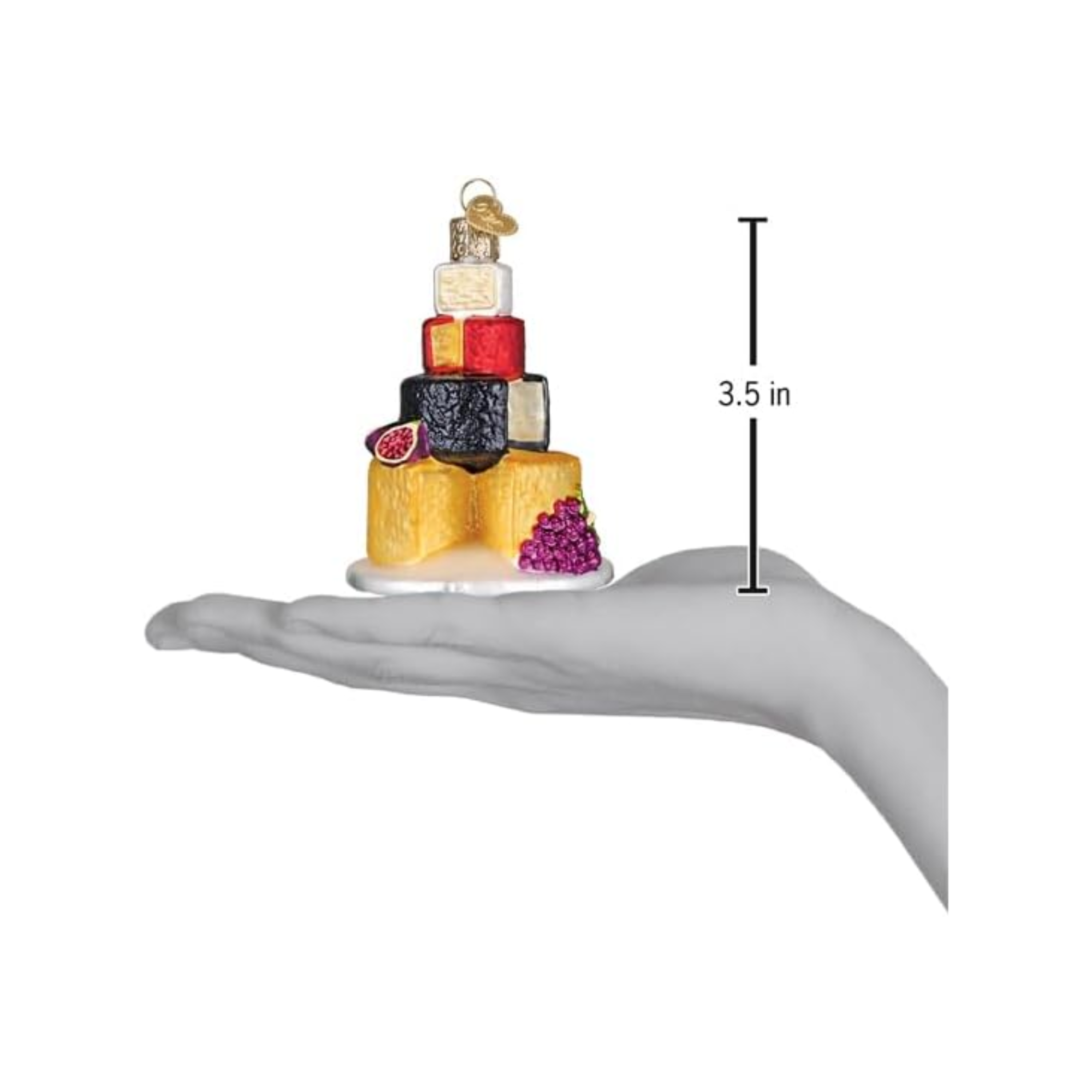 Old World Christmas Blown Glass Ornament Collection, Cheese Tower