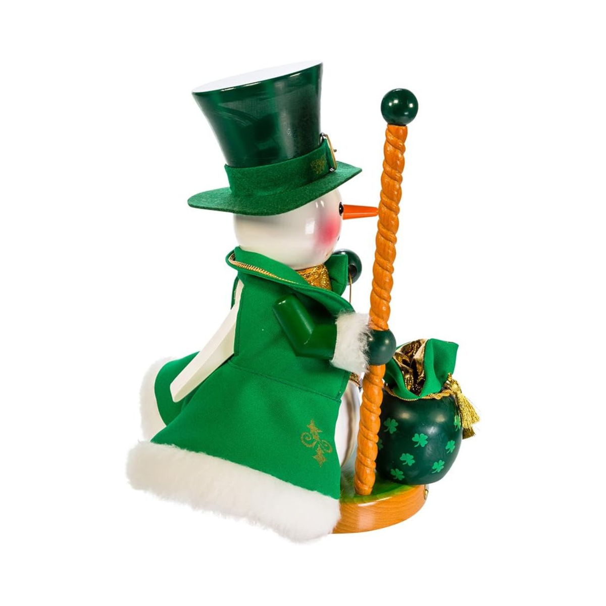 Kurt Adler Steinbach Irish Snowman Nutcracker, 12.5in