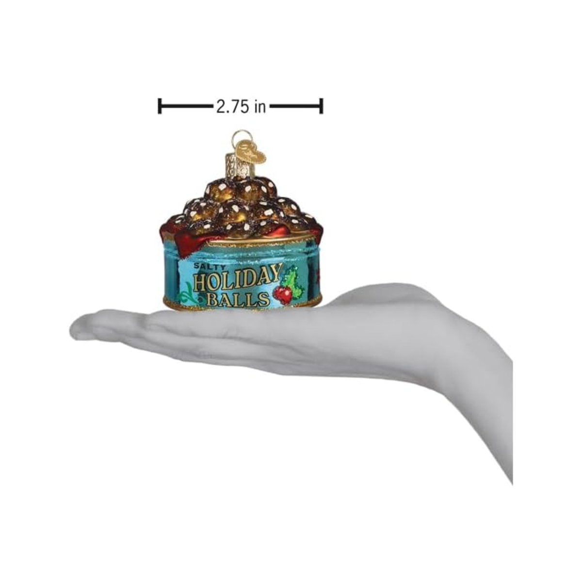 Old World Christmas Blown Glass Ornament Collection, Salty Holiday Balls