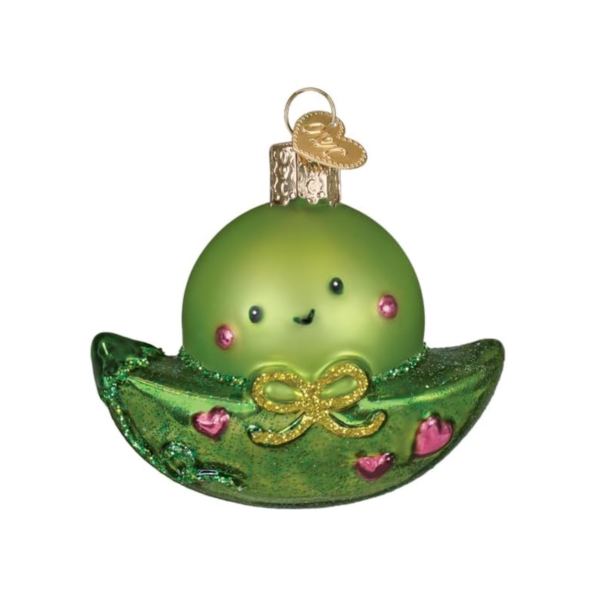 Old World Christmas Blown Glass Ornament Collection, Little Peapod