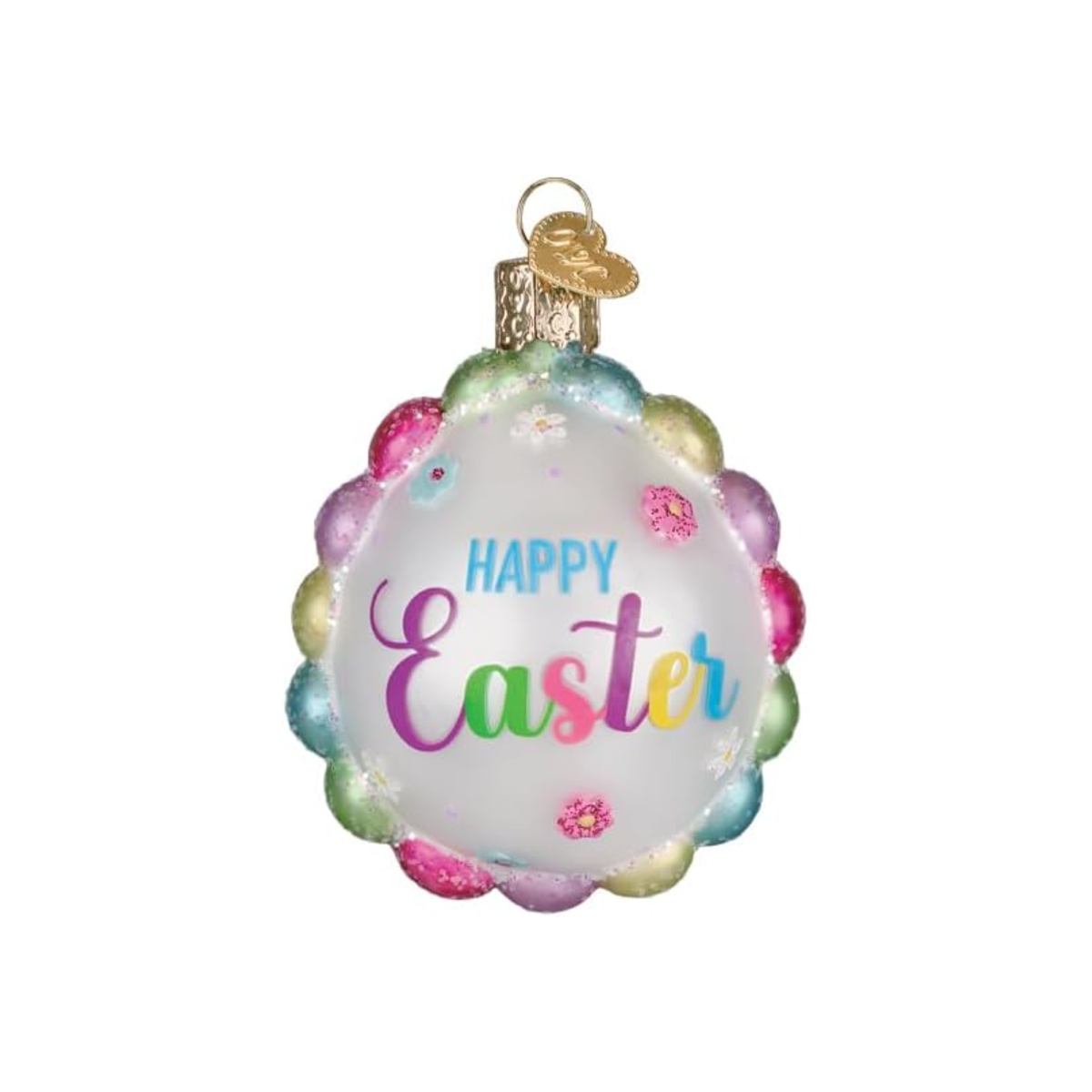 Old World Christmas Blown Glass Ornament Collection, Scalloped Easter Egg