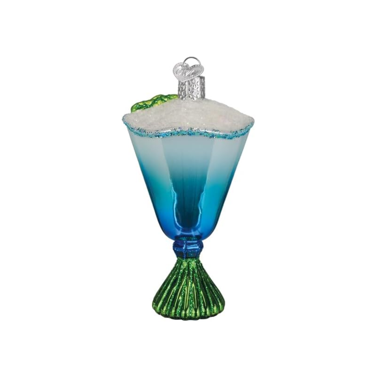 Old World Christmas Blown Glass Ornament Collection, Blue Glacier Cocktail