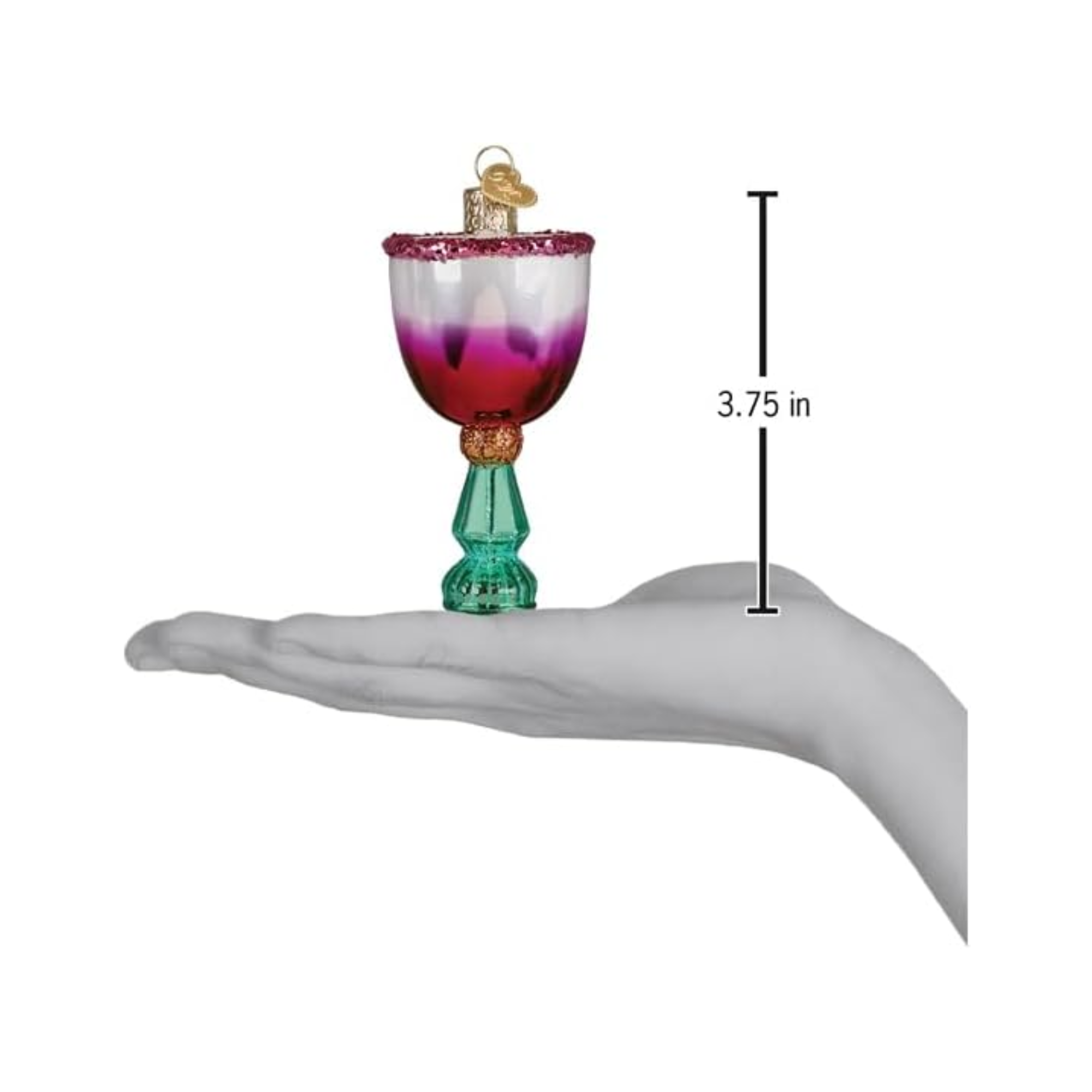 Old World Christmas Blown Glass Ornament Collection, Mistletoe Cocktail