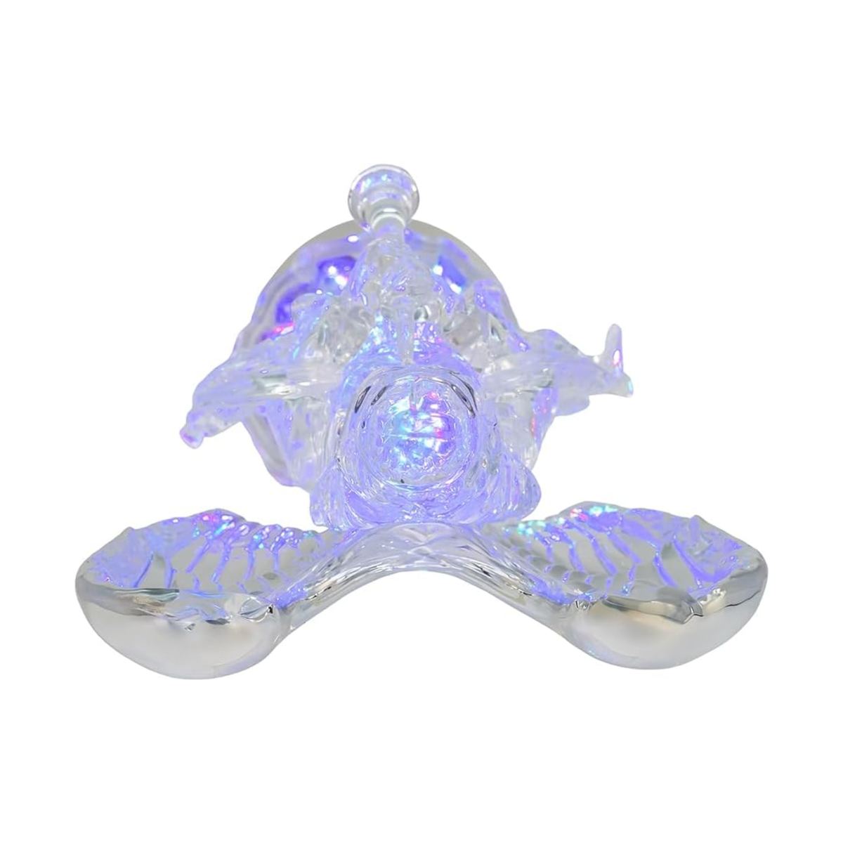 Kurt Adler Battery Operated USB LED Angel with Horn Water Globe, 13in