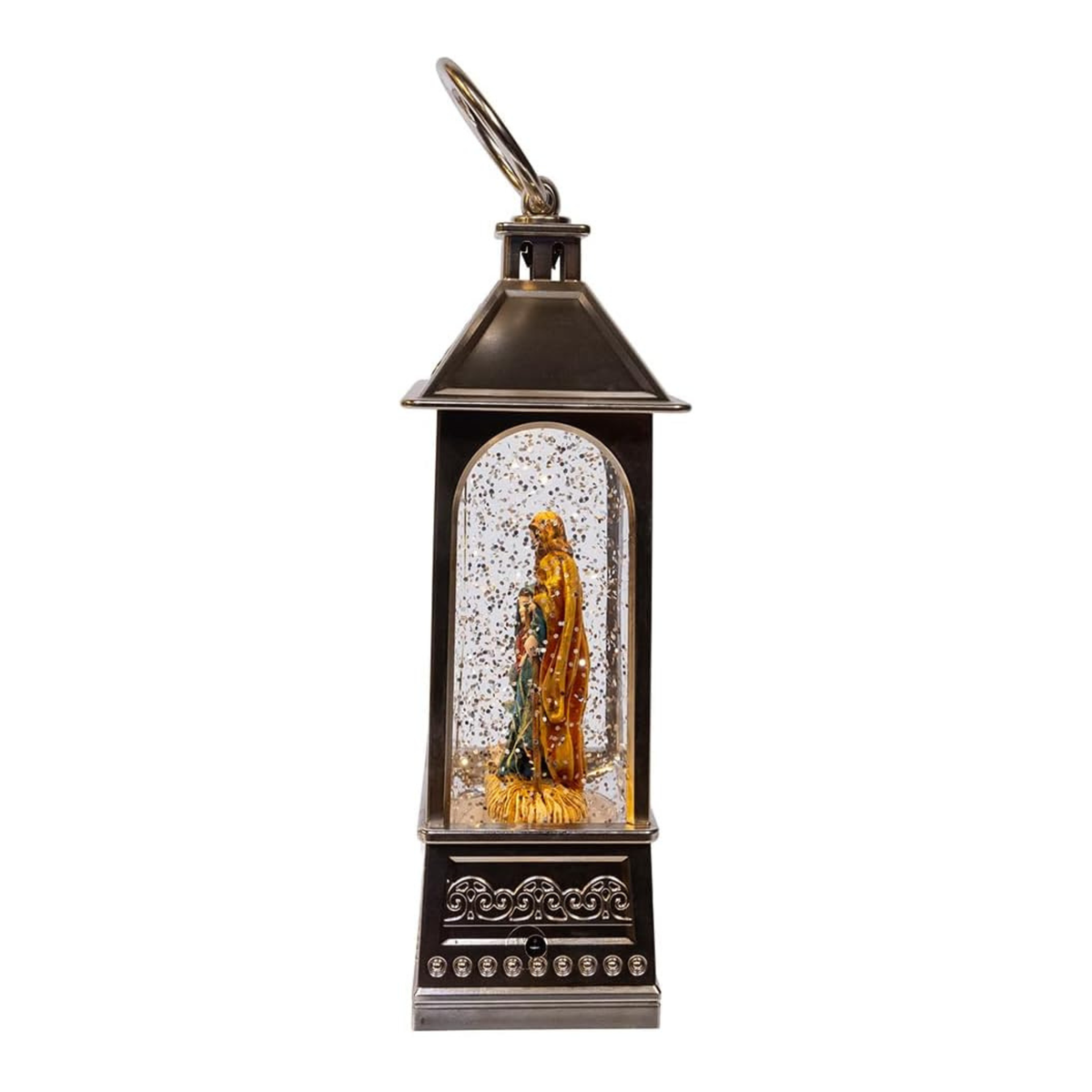 Kurt Adler USB LED Nativity Water Lantern, 8in