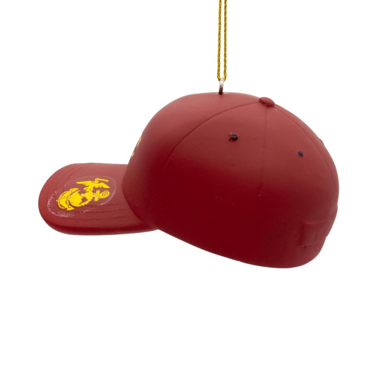 Kurt Adler U.S. Marine Corps Red Cap Ornament for Christmas Tree, 2.5in