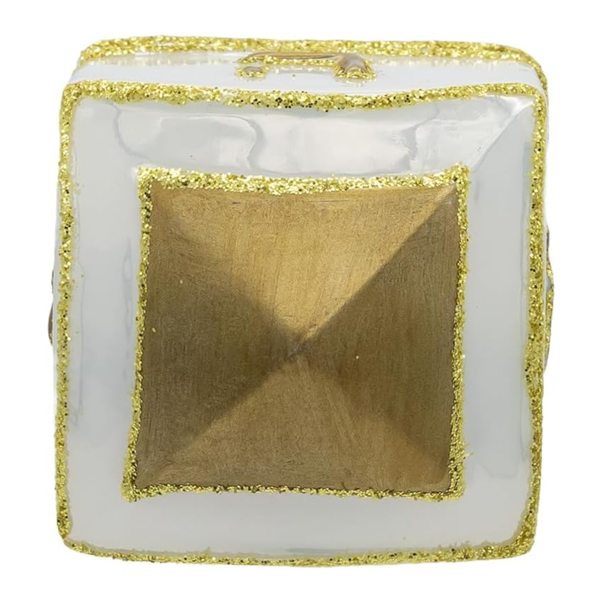 Kurt Adler Noble Gems Glass Dreidel Ornament, 3.5in