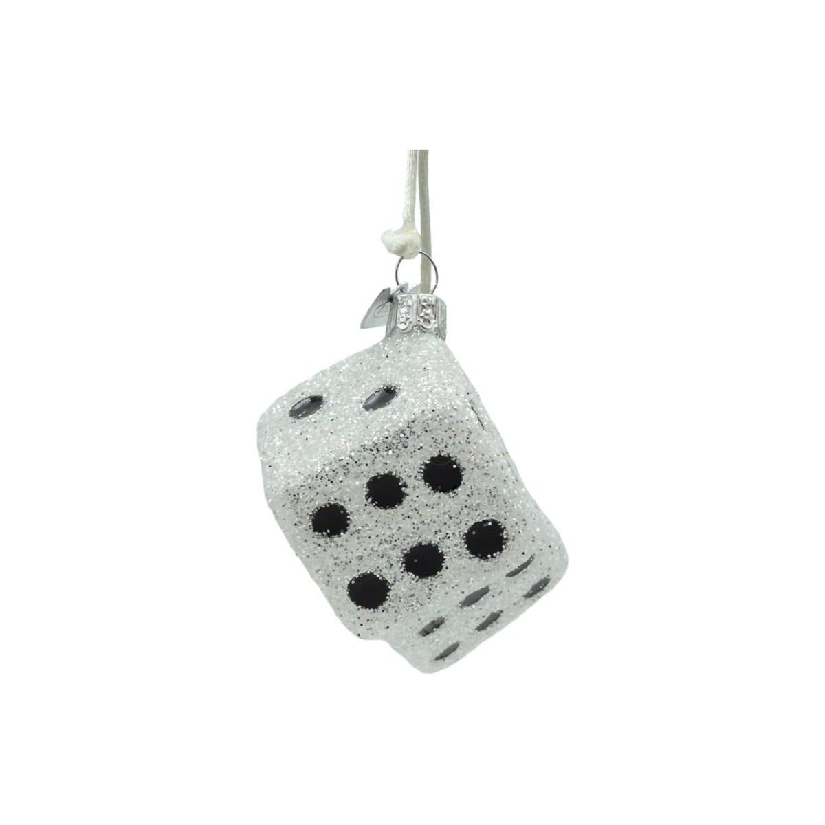 Kurt Adler Noble Gems Glass Ornament Collection, Sparkling Dice