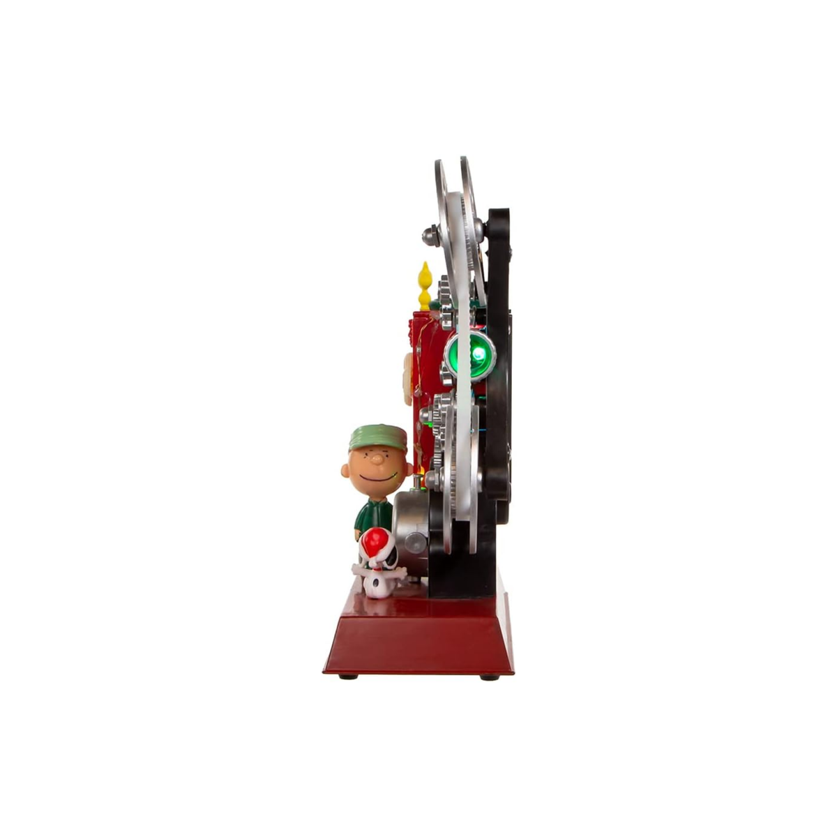 Kurt Adler Animated Musical Projector Tabletop Figurine, Peanuts, 8.5in
