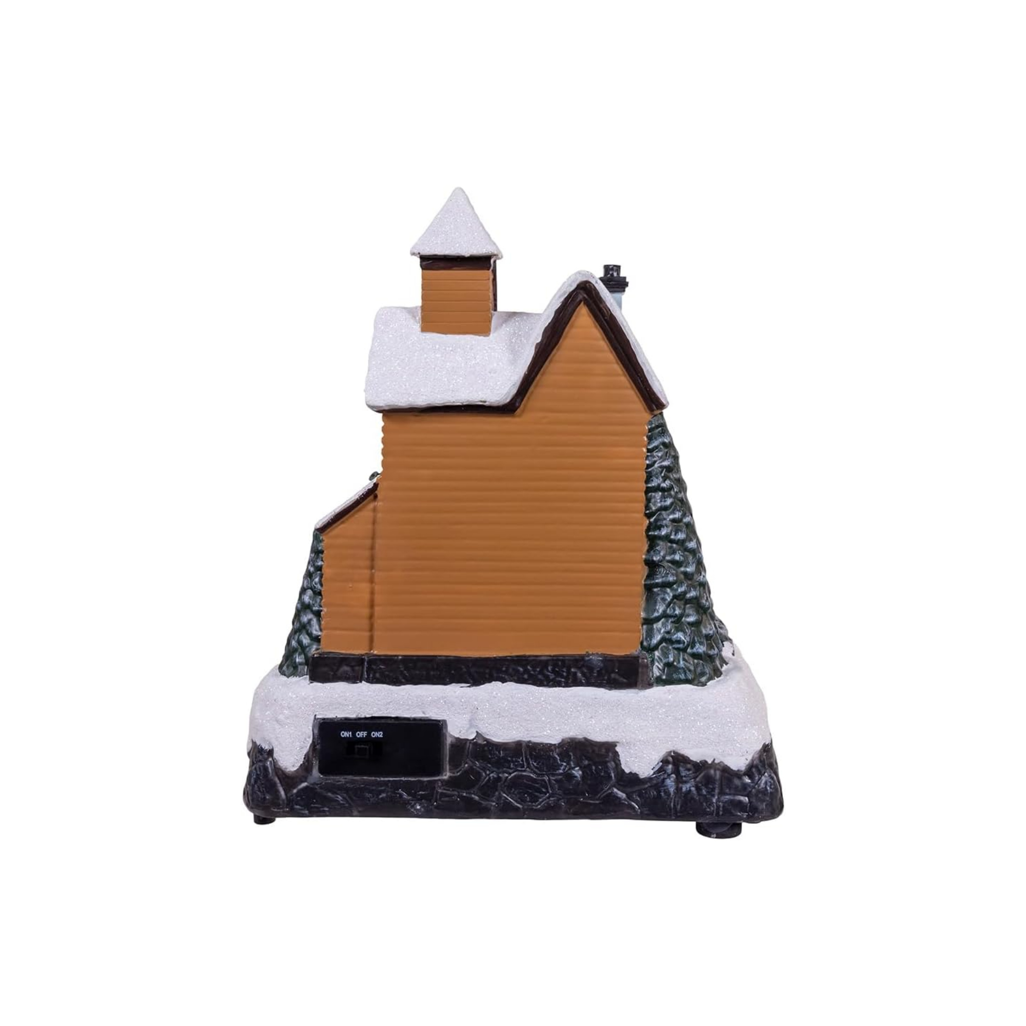 Kurt Adler LED Musical Santa Christmas Scene Motion Figurine, 9in