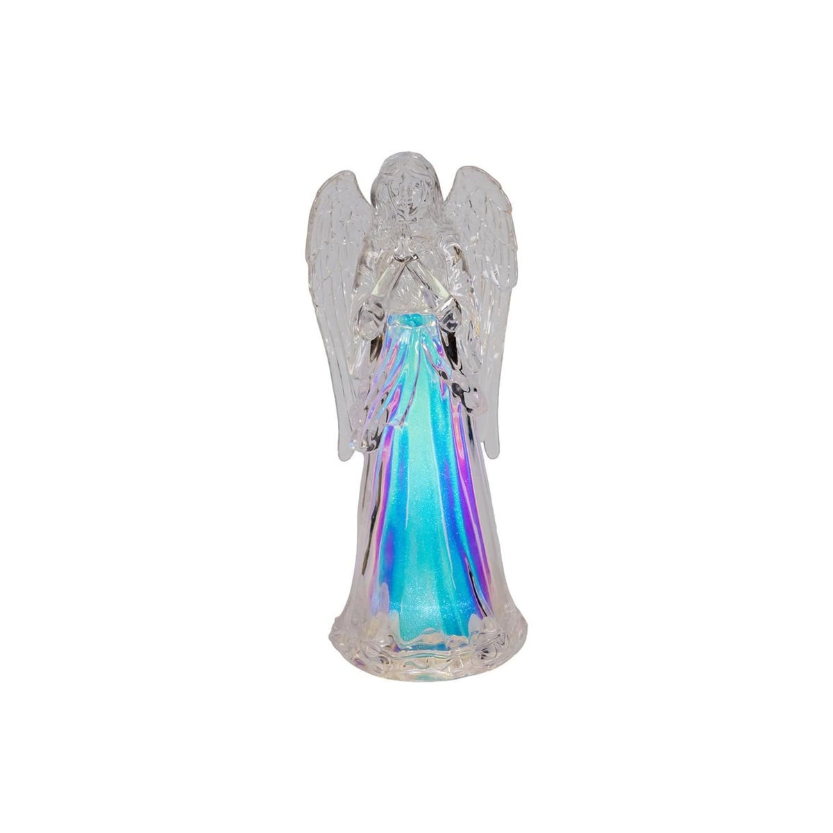 Kurt Adler Light Up Christmas Tabletop Figurine, Praying Angel, 10.5in