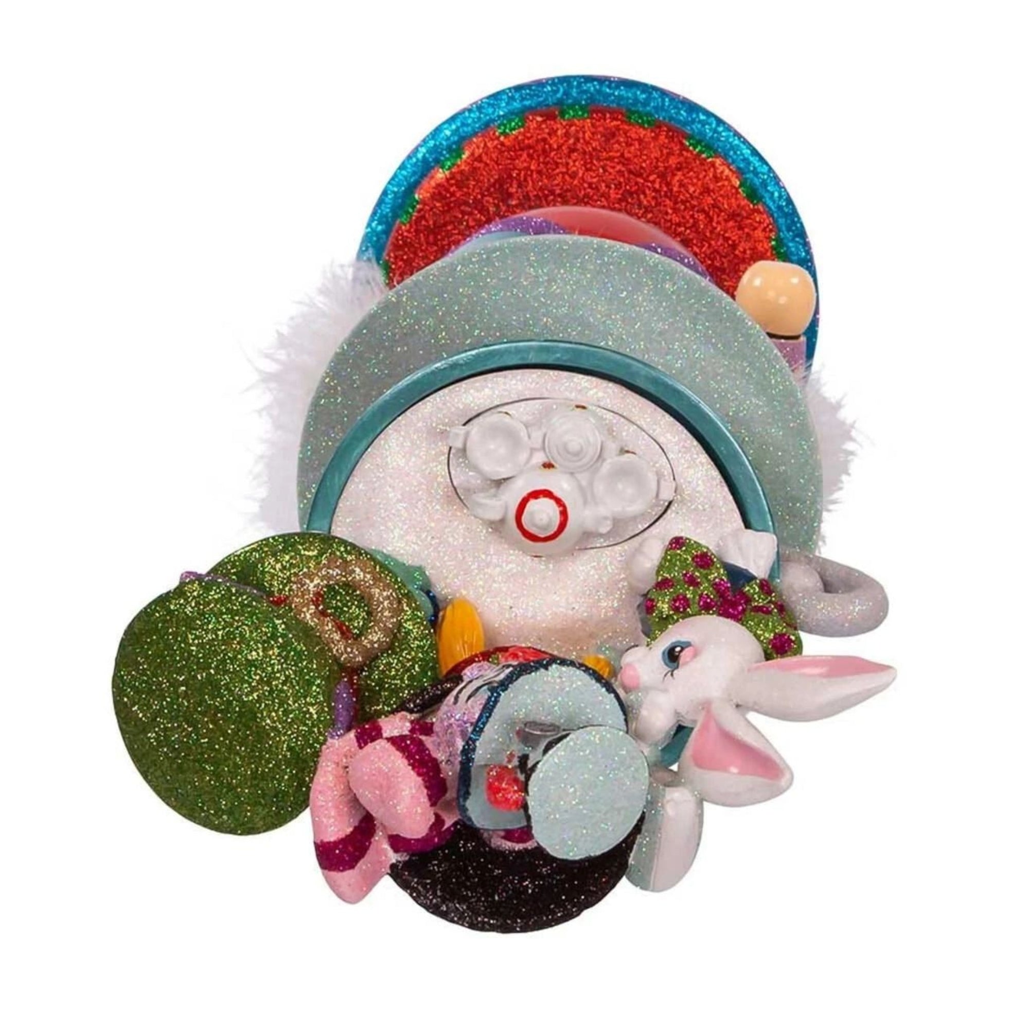 Kurt Adler Hollywood Nutcrackers Collection, Alice Teacup Party Hat, 24"