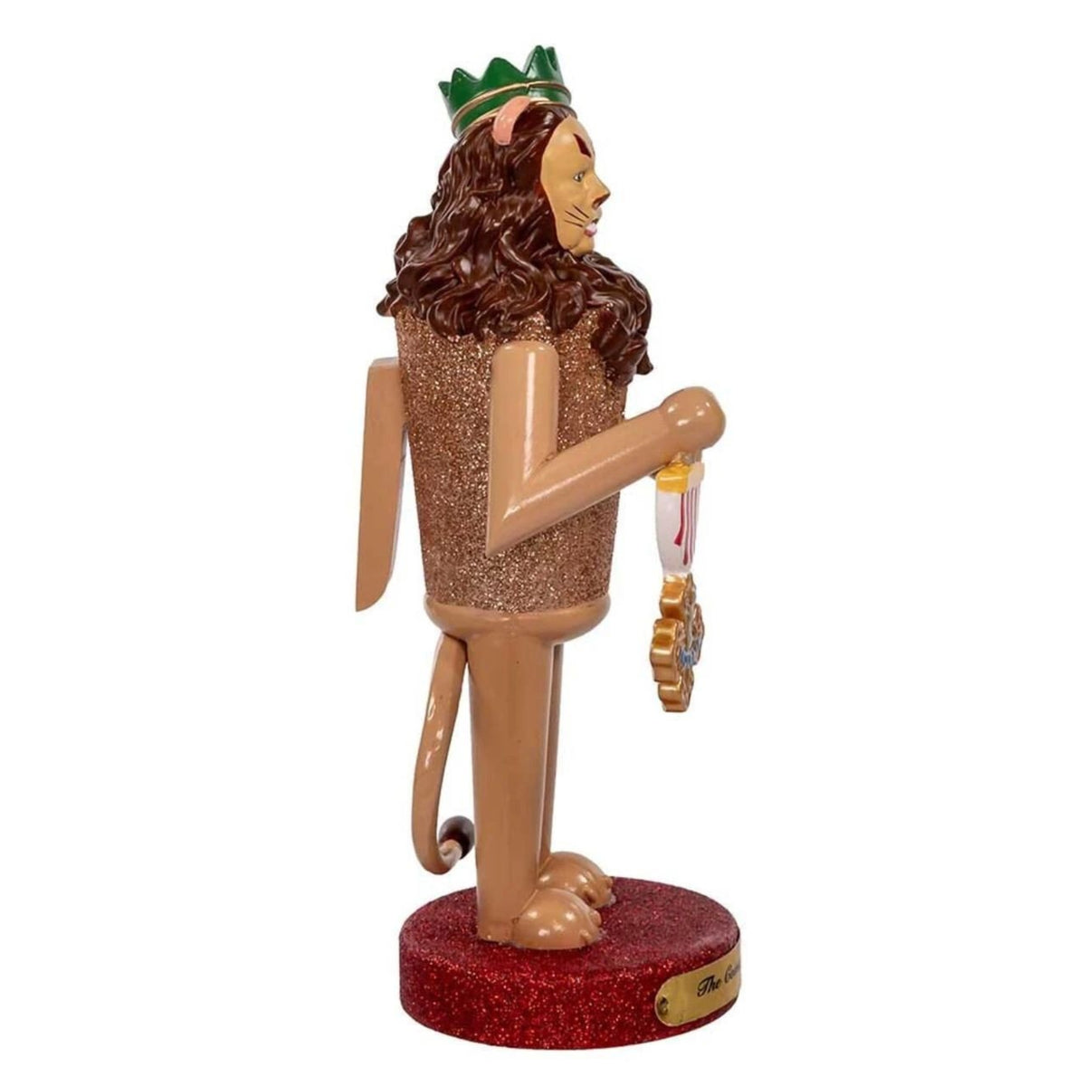 Kurt Adler Officially Licensed The Wizard of Oz Cowardly Lion Nutcracker, 10"