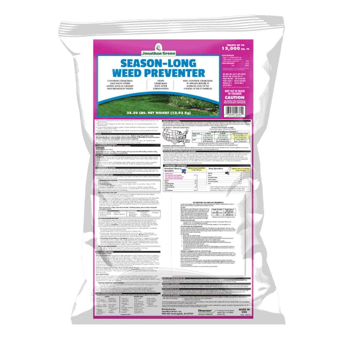 Jonathan Green Season-Long Weed Preventer for Lawns & Landscapes