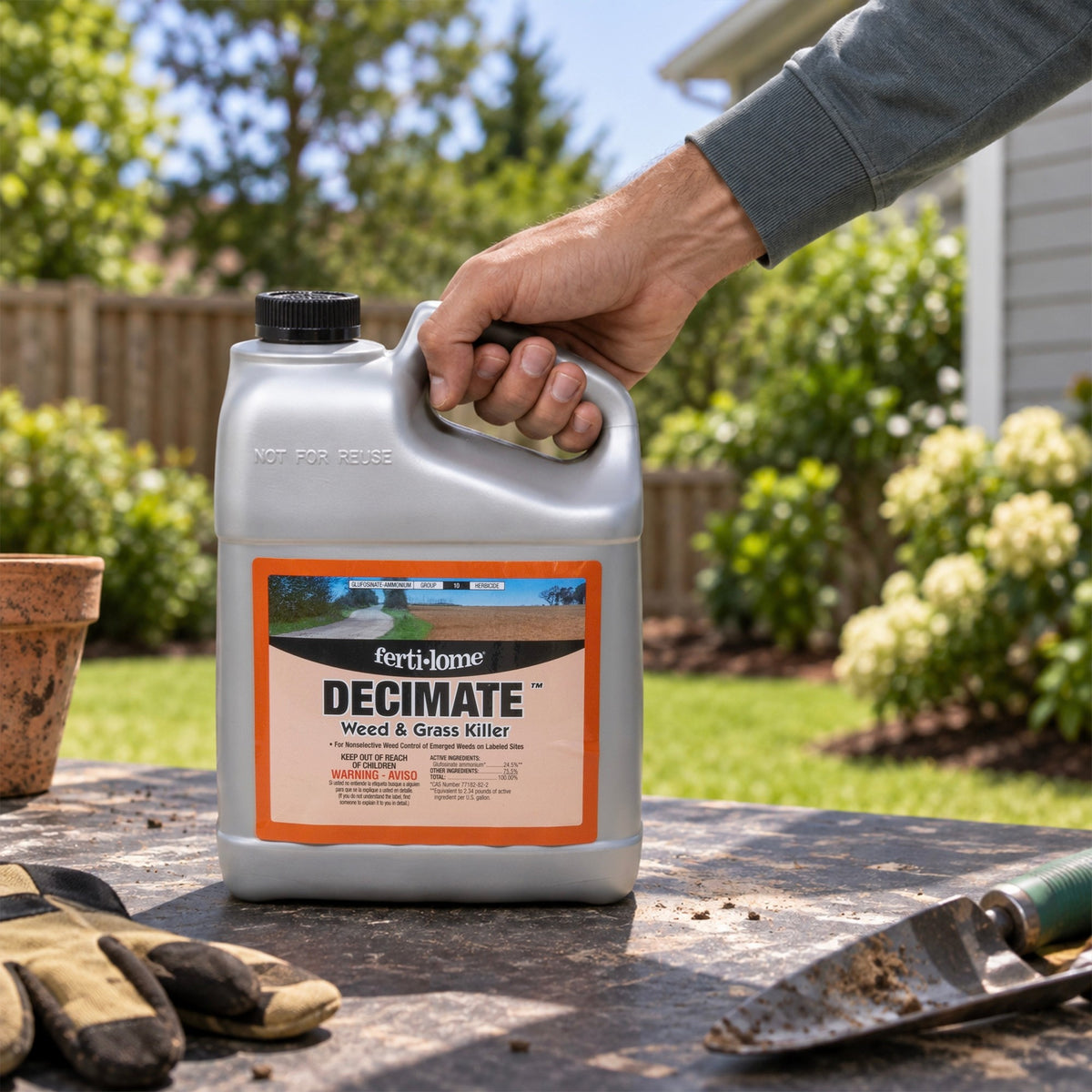 Fertilome Decimate Non-Selective Weed & Grass Killer Concentrate